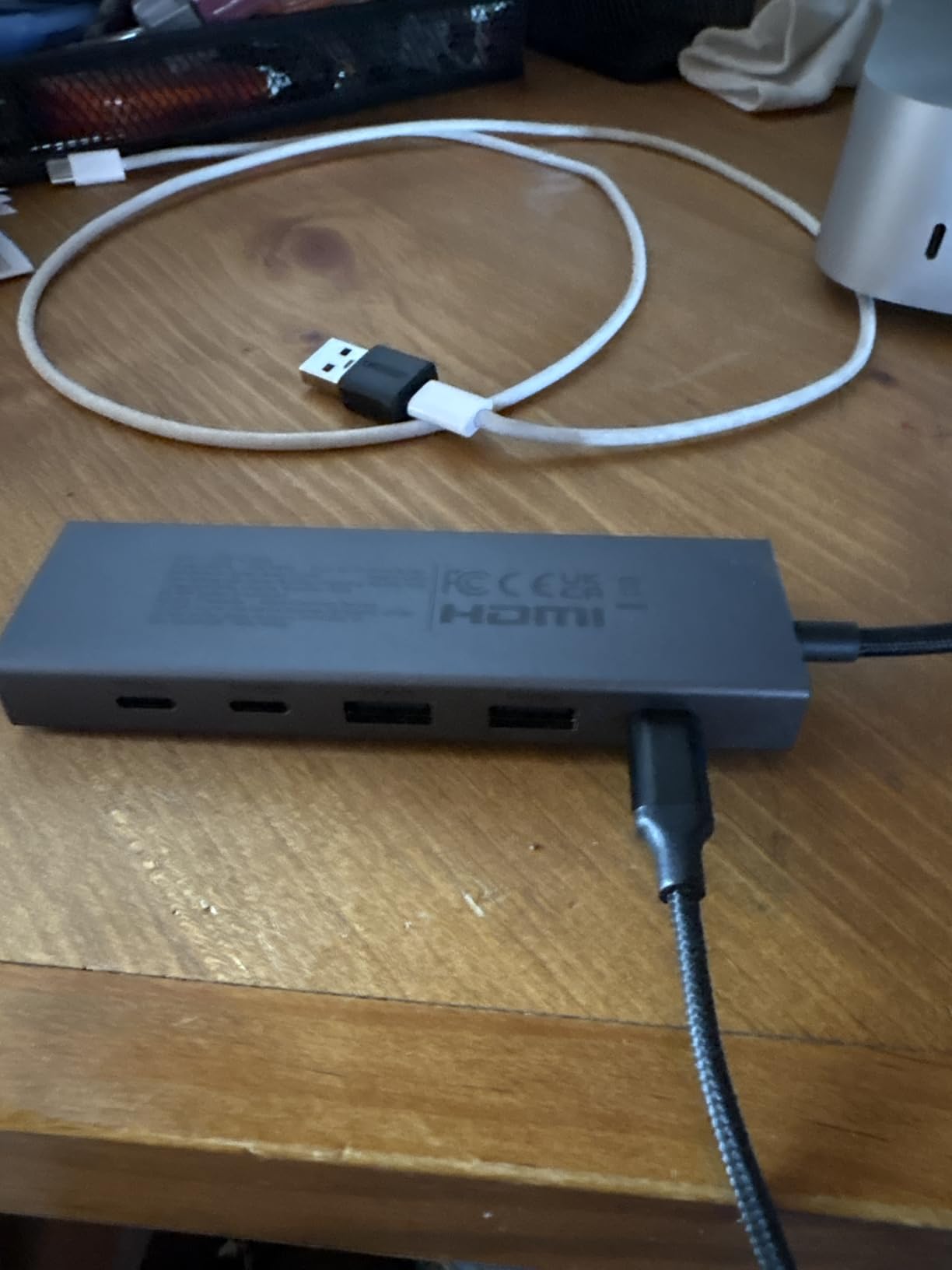UGREEN Revodok Pro USB-C Hub 6 in 1 10Gbps 4K 60Hz HDMI | 100W PD charging, compatible with MacBook Neo/Pro/Air, iPad Pro, Thinkpad Rog Ally and More customer photo 2