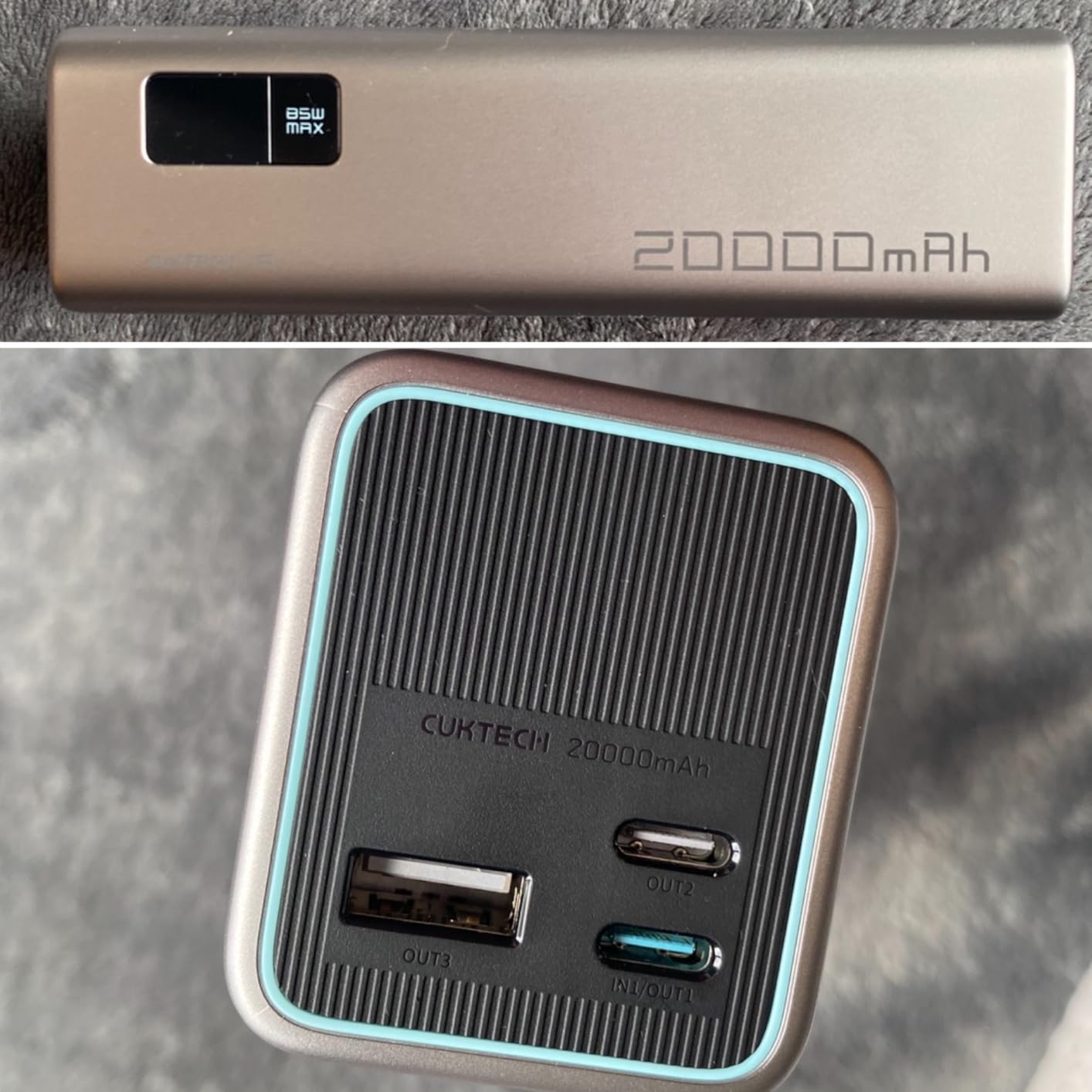 CUKTECH 15 SE Power Bank 20000mAh 65W Laptop Charger, 3-Port USB C Portable Charger, PD 3.0 Fast Charging External Battery Pack for iPhone 16/15/14 Series, Samsung, MacBook, Dell, Steam Deck, and More customer photo 2
