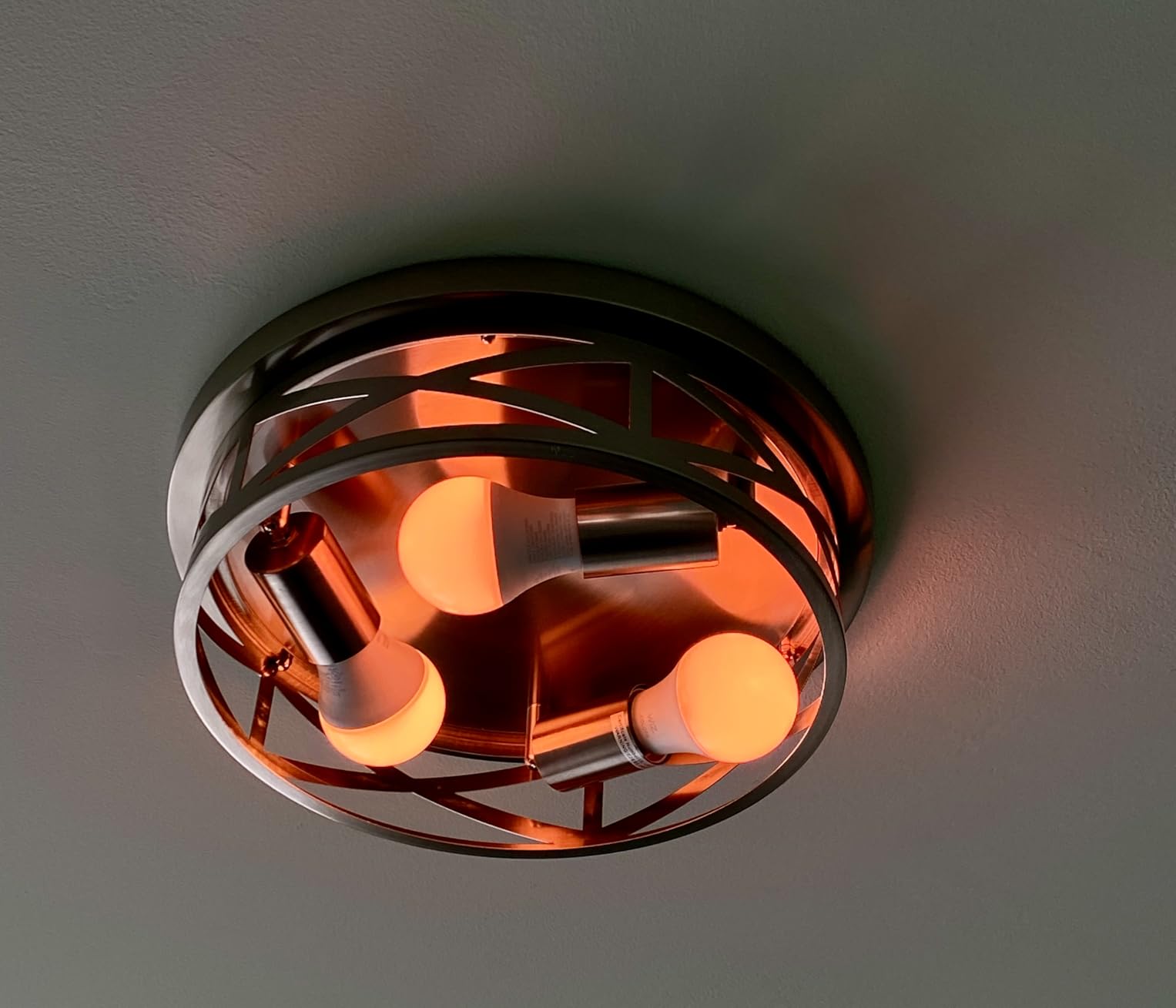 WiZ Connected Smart Light Bulbs, Sunset to Sunrise Automation + Motion Detection + Control with Voice or App, Full Color A19 60W 800LM Indoor, Matter Compatible -3 Pack customer photo 2