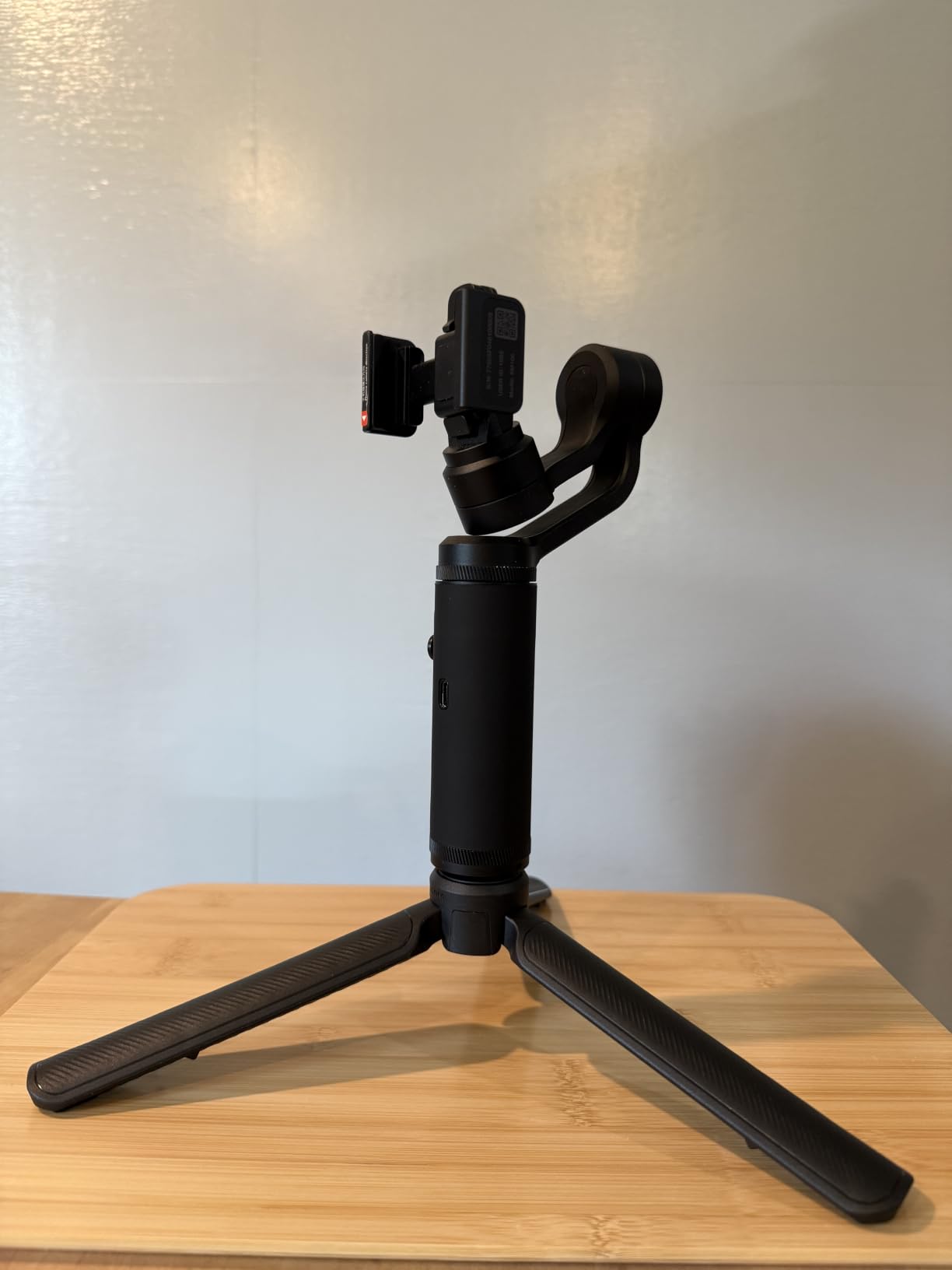 Treeroot Mini Camera Tripod, Tabletop Desktop Tripod with 1/4″-20 Screw for Smooth 4, Osmo Mobile, Vimble 2, Gimbal Handle Grip,Stabilizer and All Cameras-T00A4103 customer photo 2