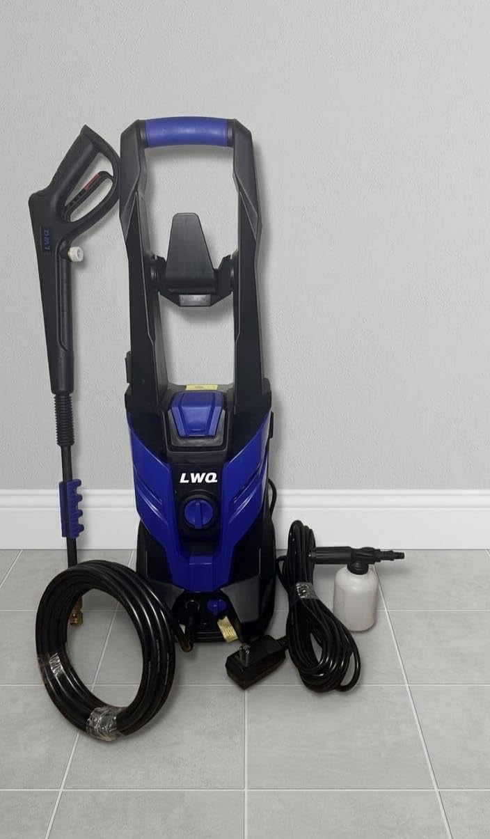 Pressure Washer, Power Washer with 4 Quick Connect Nozzles, High Pressure Cleaning Machine with Foam Cannon for Cars/Fences/Driveways/Patios/Home Cleaning customer photo 2
