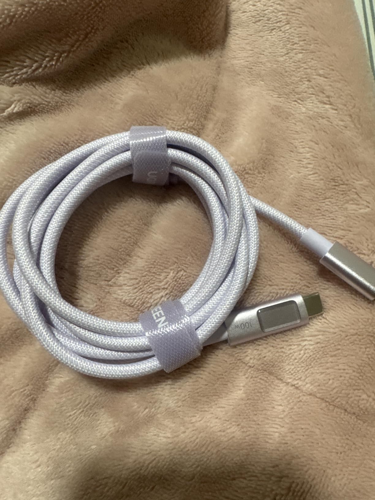UGREEN Uno USB C Cable 100W with LED Display, Fast Charging, 10ft, Black customer photo 1