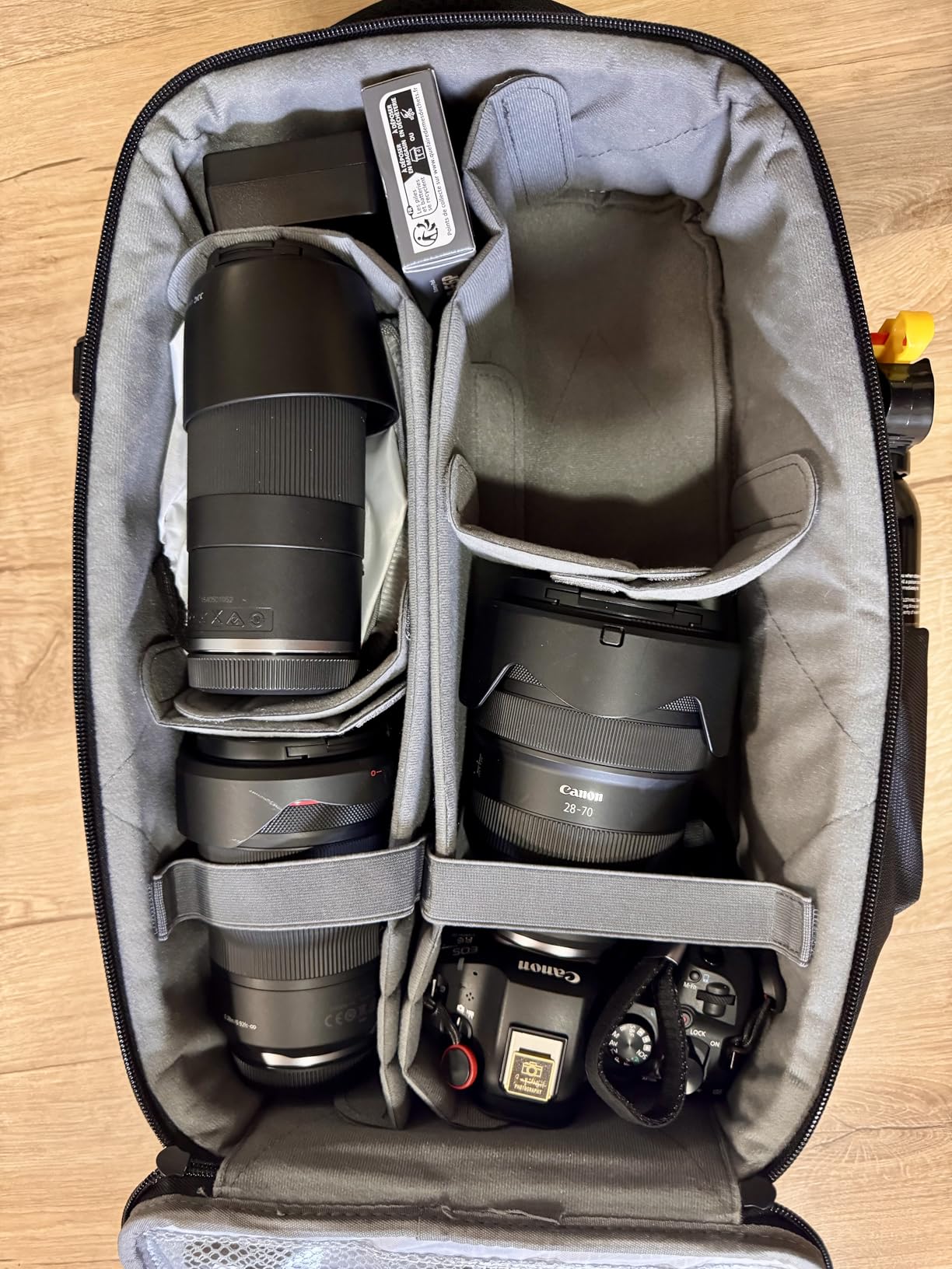 K&F CONCEPT Camera Backpack,Hardshell Photography DSLR Camera Bag | 15-15.6 Inch Laptop Compartment, Waterproof, Hard Shell Camera Case, Compatible with Canon/Nikon/Sony/DJI Mavic Drone, B07 customer photo 1