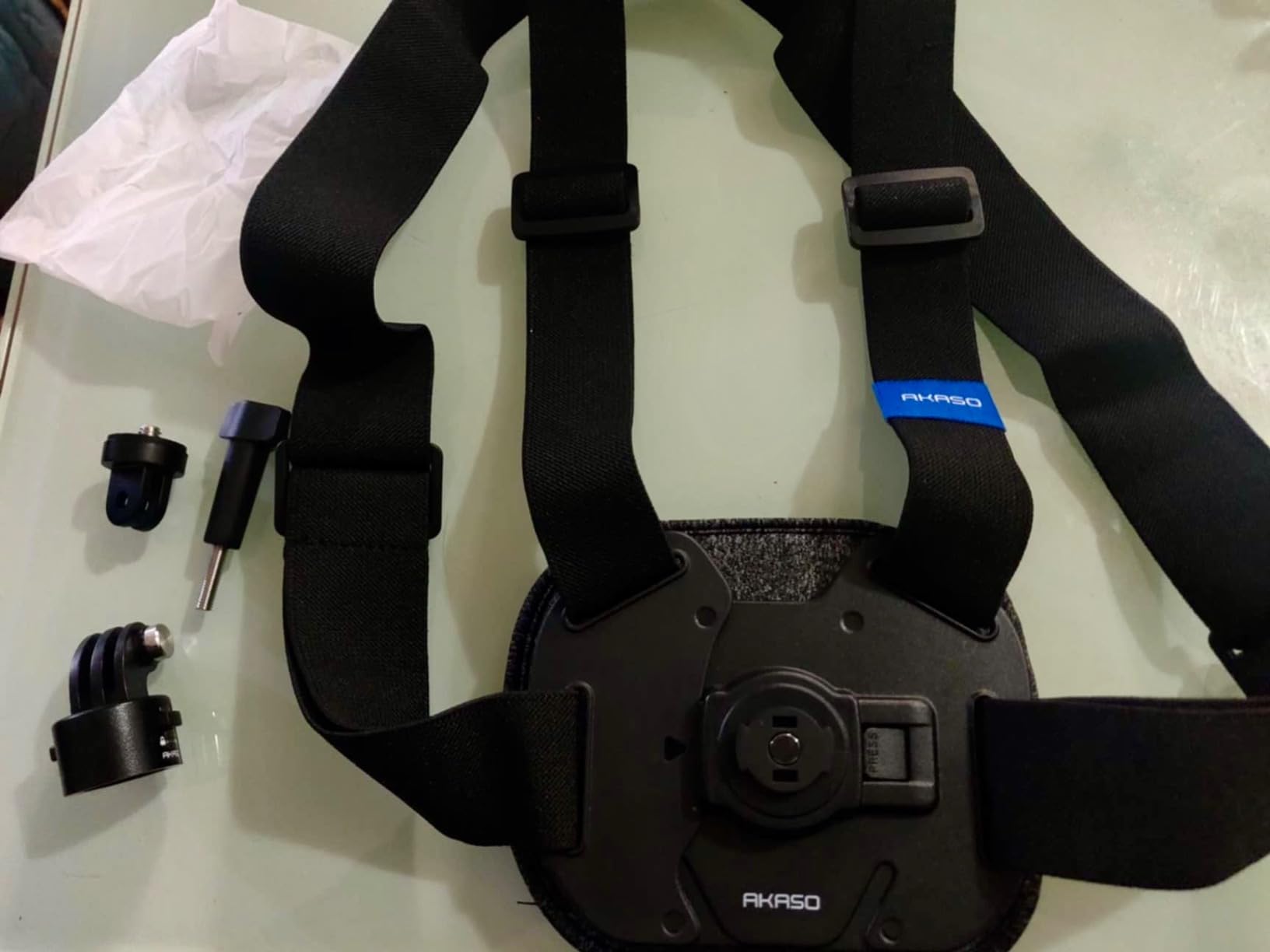 AKASO Quick Release Adjustable Chest Mount Harness Strap for Action Camera customer photo 2