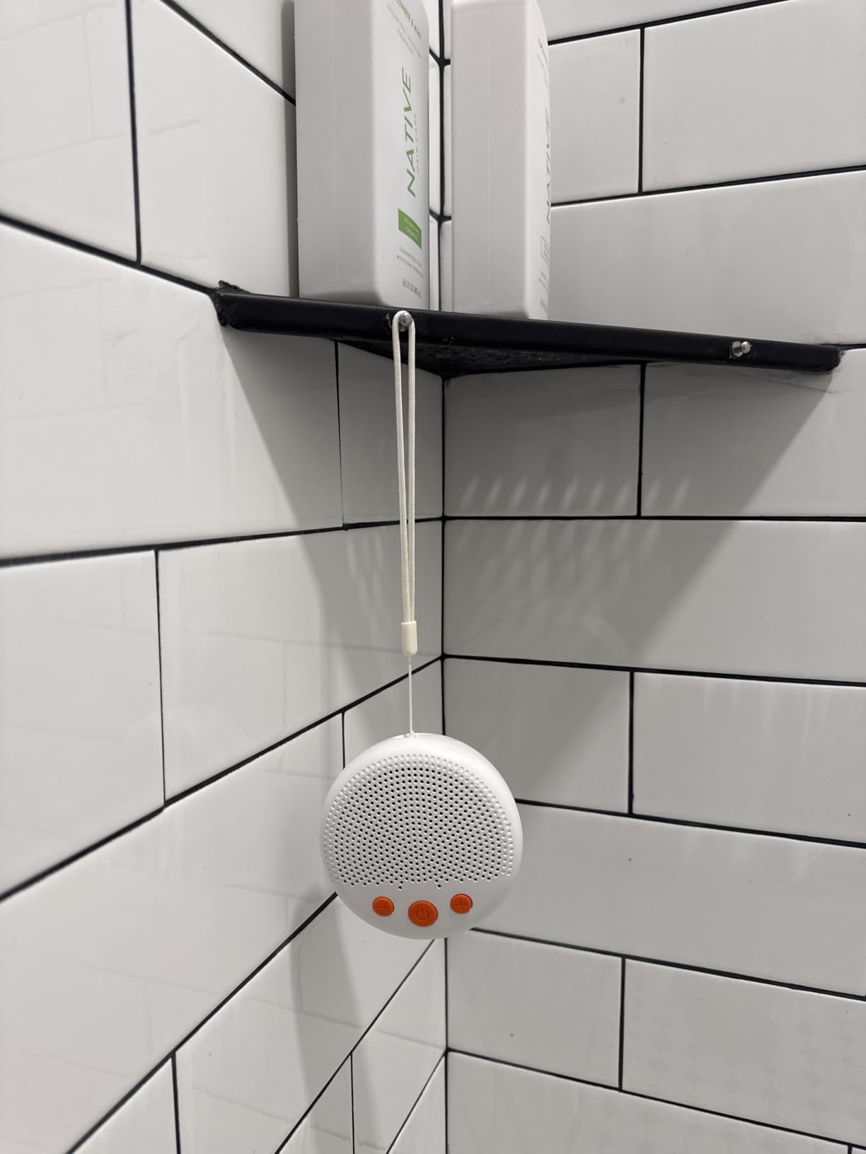 LENRUE Shower Speaker, Bluetooth Waterproof Speaker Wireless, Portable Speakers with Clear Loud Sound, Suction Cup, Lanyard, Ideas Gifts customer photo 2