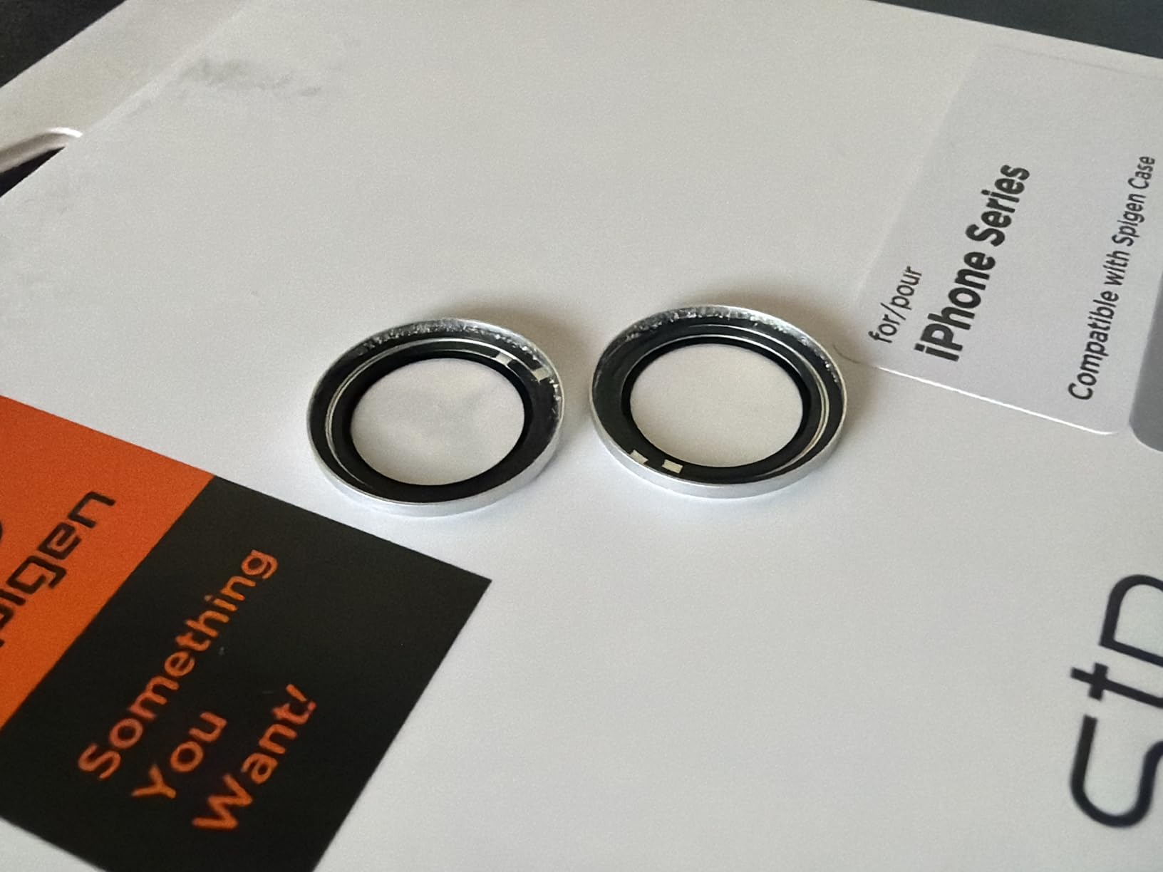 Spigen Camera Lens Protector for iPhone 17/16 Plus/16 - Black customer photo 1