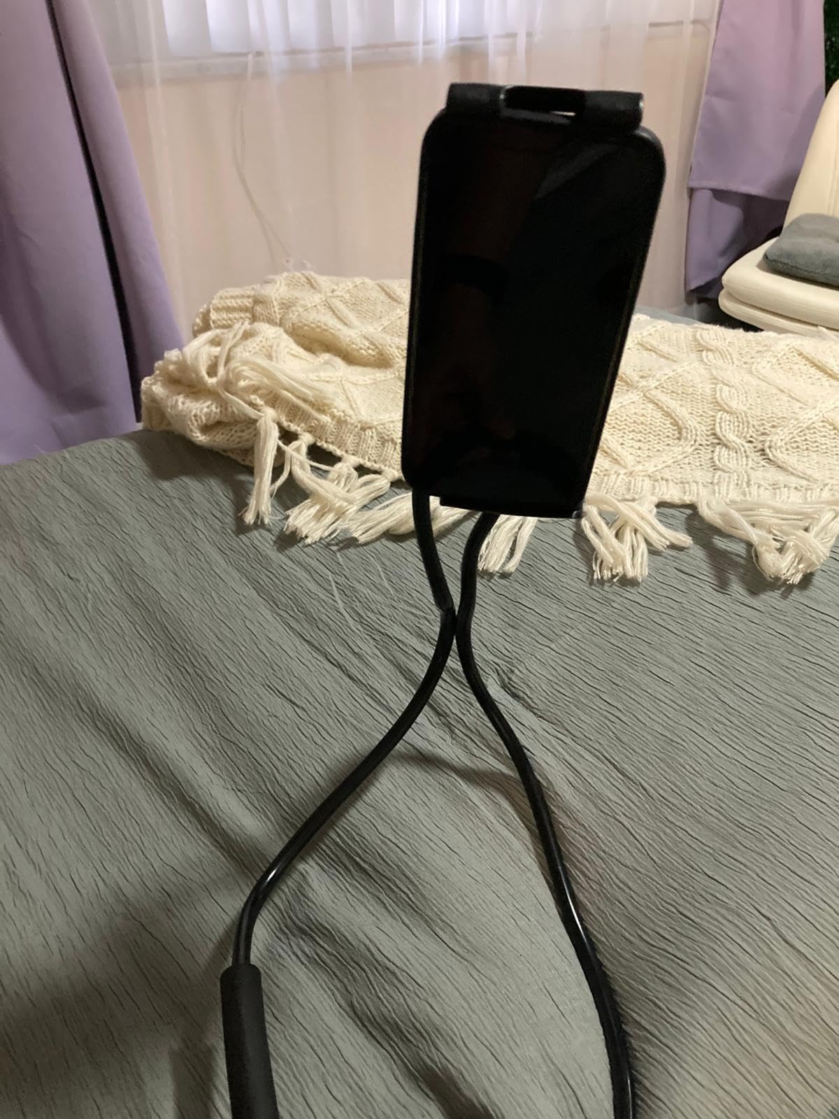 Neck Phone Holder, Hands-Free for Bed, Desk & Travel customer photo 1