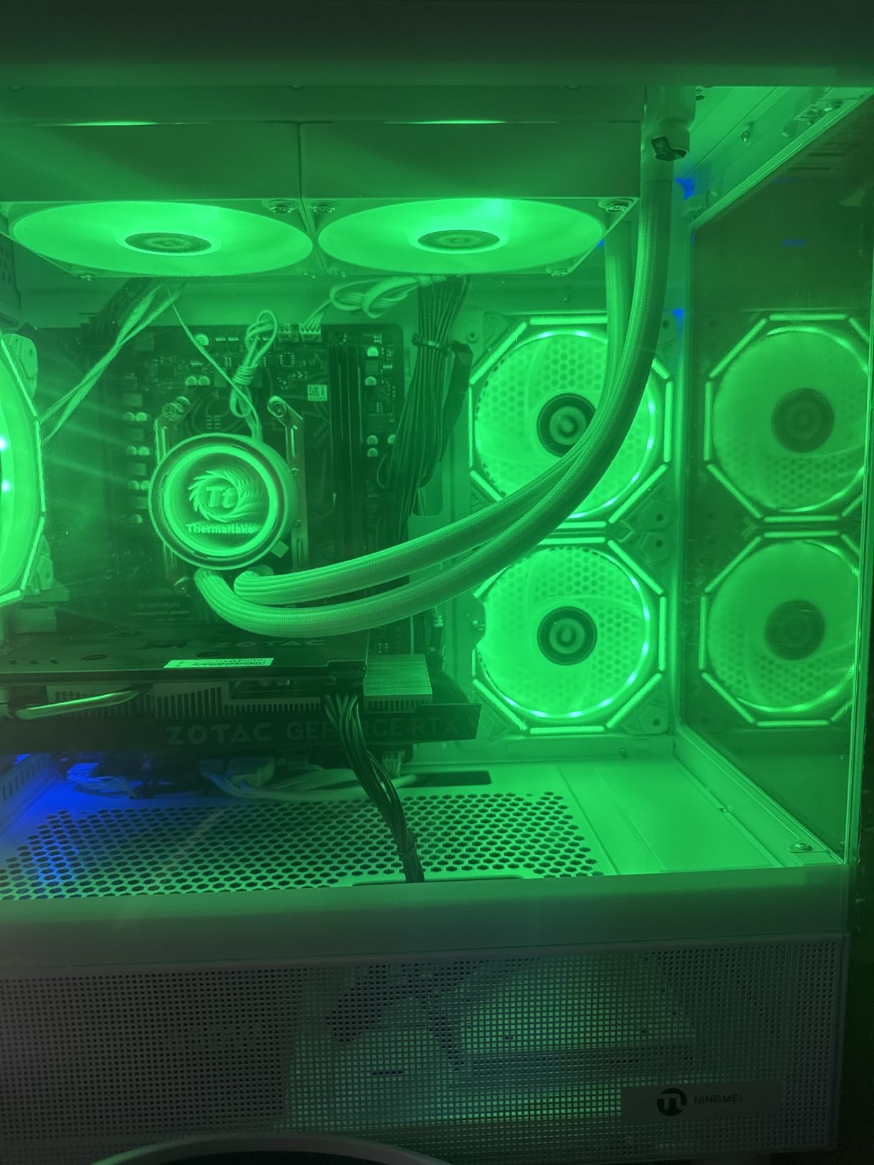 NINGMEI Prebuilt Gaming PC AMD Ryzen 7 5700X RTX 5060Ti 8GB customer photo 2