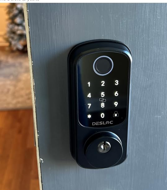 DESLOC B200 Fingerprint Smart Door Lock, Keyless Entry Deadbolt customer photo 2