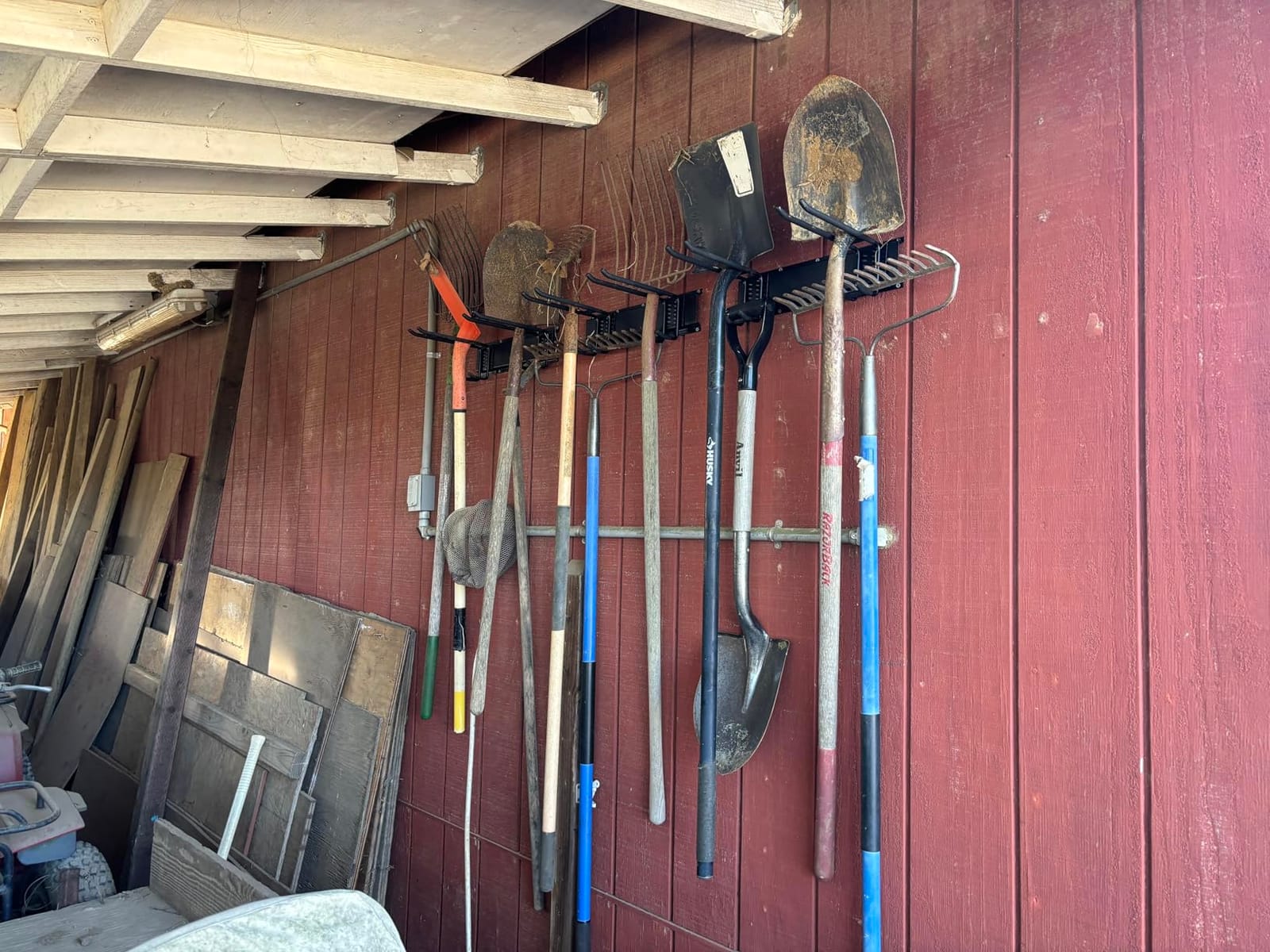 PIYILO 48 in Garage Tool Organizer Wall Mount, Adjustable Tool Storage Rack customer photo 2