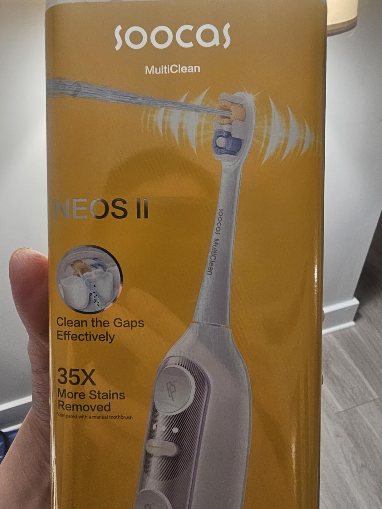 Soocas NEOS II Electric Toothbrush with Water Flosser Combo, Dark Violet customer photo 1