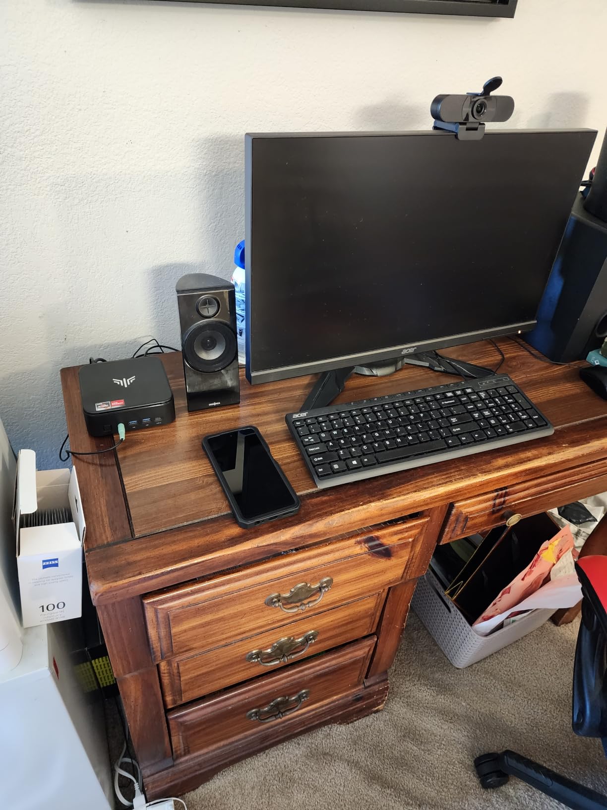 KAMRUI Mini PC, N5030 12GB RAM 256GB SSD, Dual HDMI 4K, Win 11 customer photo 2