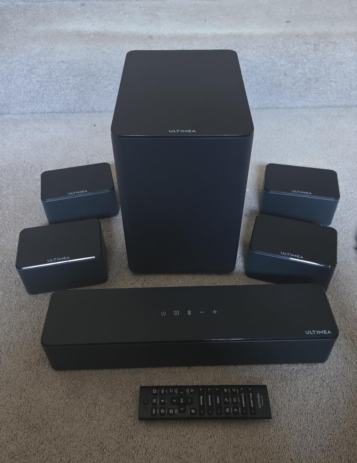 ULTIMEA 7.1ch Center-Channel Surround Sound Bar with 4 Surround Speakers customer photo 1
