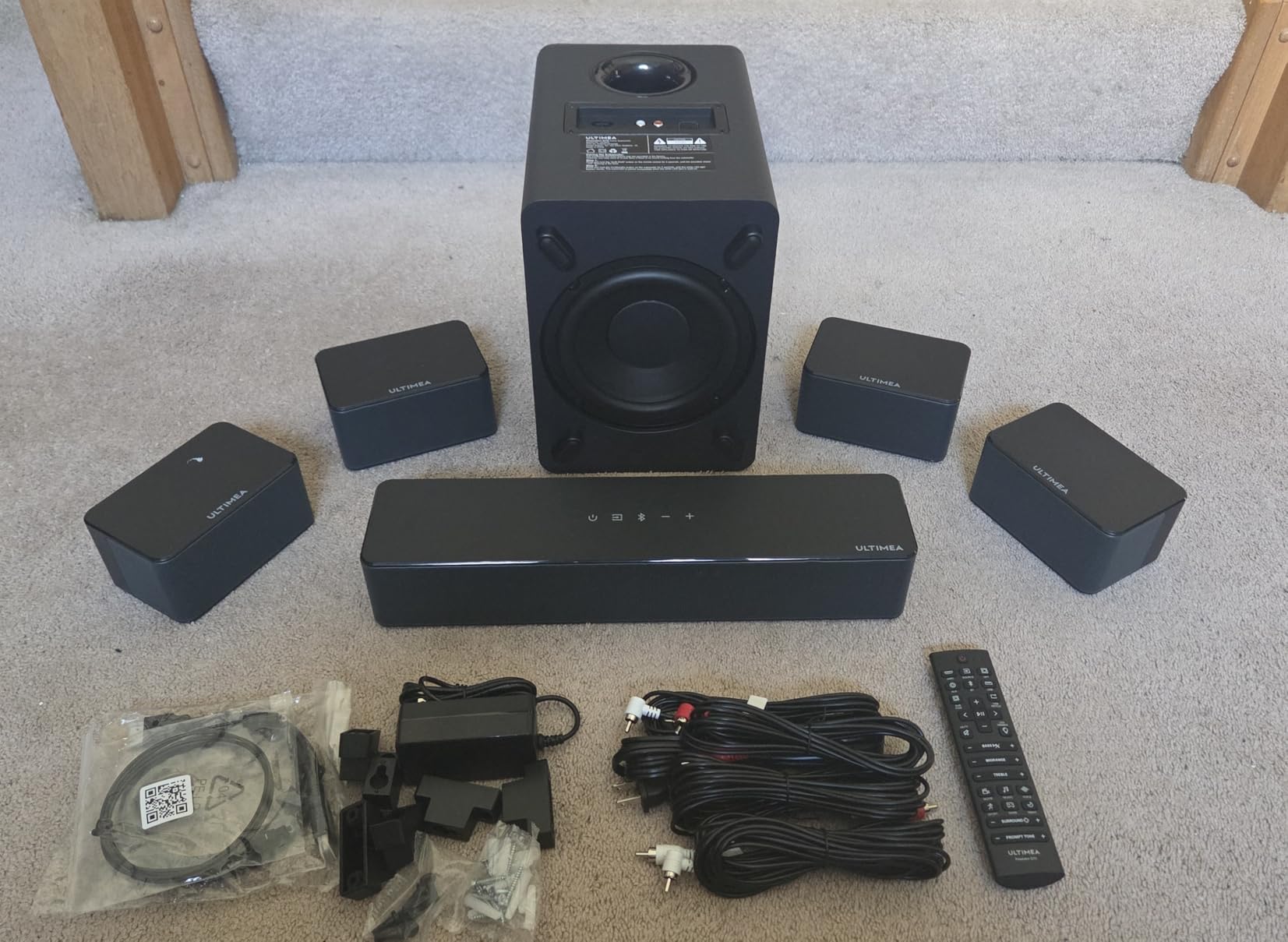 ULTIMEA 7.1ch Center-Channel Surround Sound Bar with 4 Surround Speakers customer photo 2