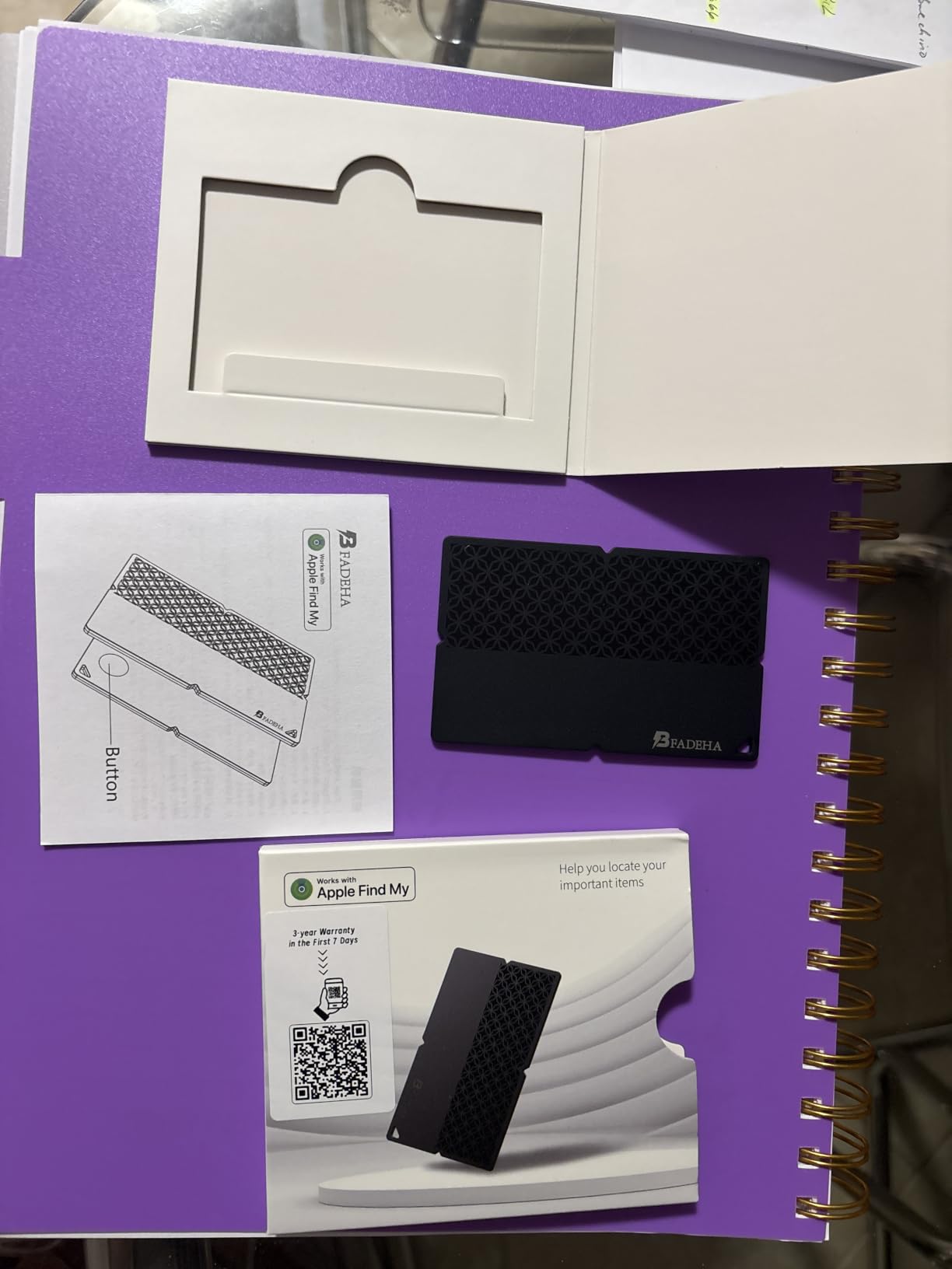 2026 Apple MFi Certified Wallet Tracker Smart Card for Find My customer photo 2