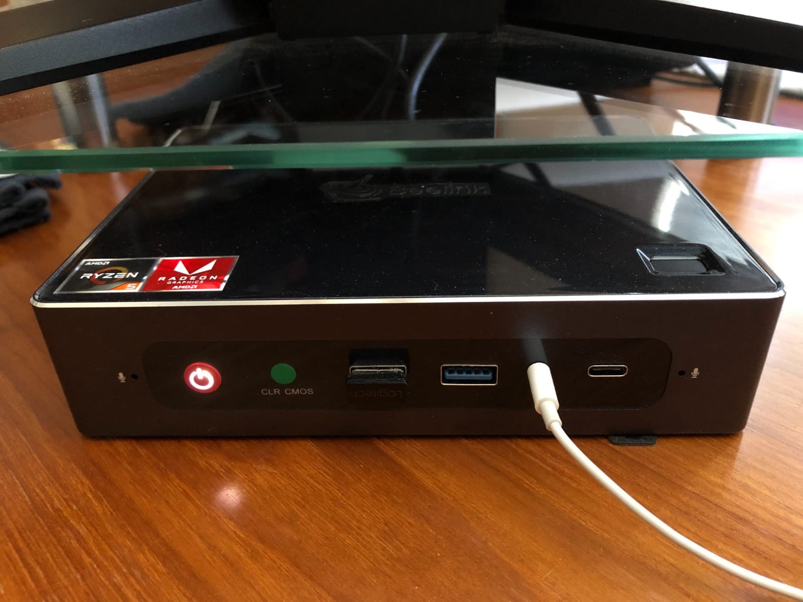 Beelink SER5 MAX Mini PC, AMD Ryzen 7 7735U 16G LPDDR5+500GB NVMe M.2 SSD customer photo 2