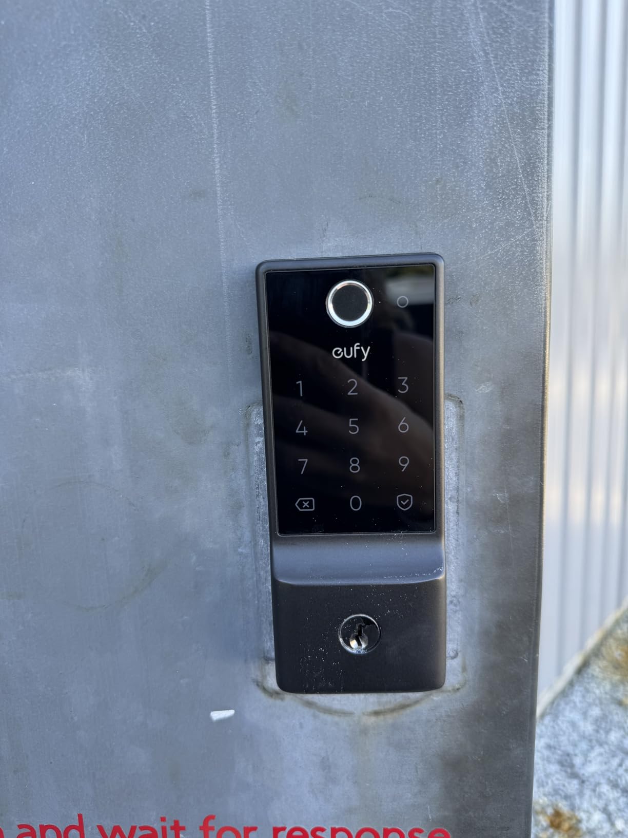 eufy Security Smart Lock E31, Fingerprint Keyless Entry Door Lock | 10000mAh Battery, Built-in Wi-Fi, App Control, Supports Matter, Apple Home, Alexa, Auto Lock, Front Door Smart Lock Deadbolt customer photo 2