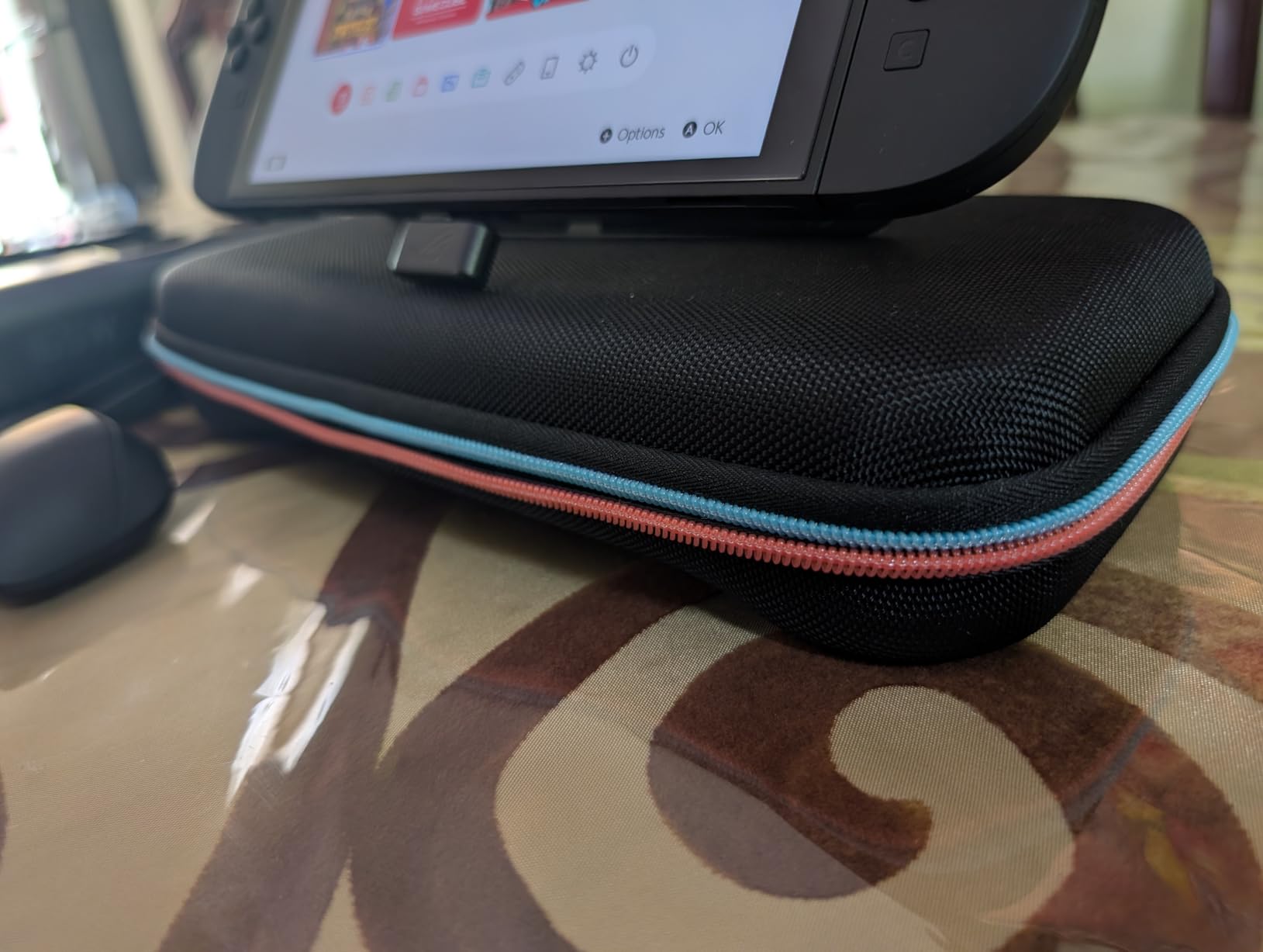 ivoler Carrying Case for Nintendo Switch 2 Model(2025), Portable Hard Shell Pouch Carrying Travel Game Bag for Nintendo Switch 2 Accessories Holds 12 Game Cartridge (Black) customer photo 2