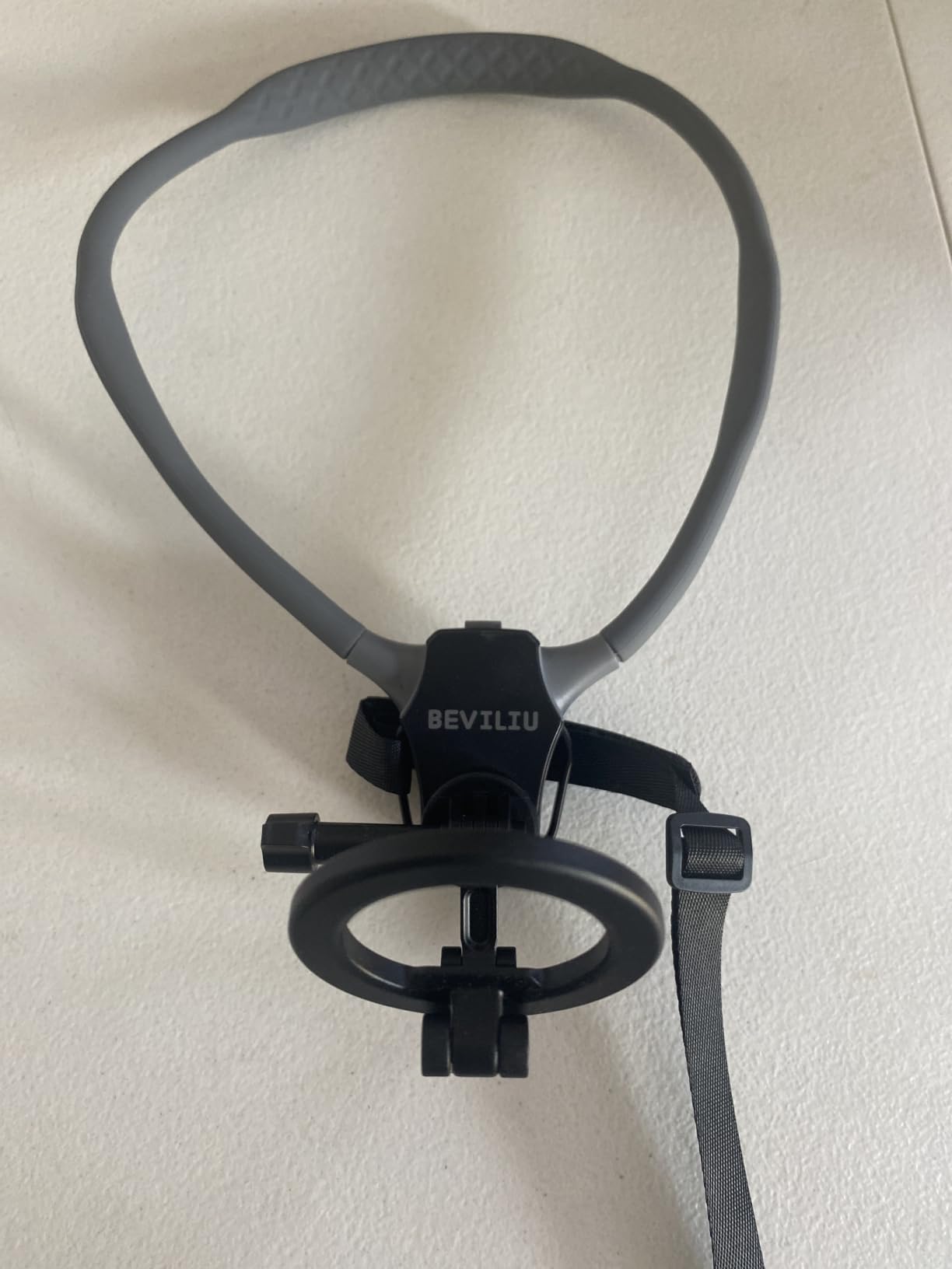 Beviliu Magnetic Neck Phone Holder for Recording, Hands Free POV/Vlog Neck Mount with Chest Strap, Video Filming for Cooking/Riding, Content Creator for iPhone 16 15 14 13 12 Android GoPro Insta360 customer photo 1