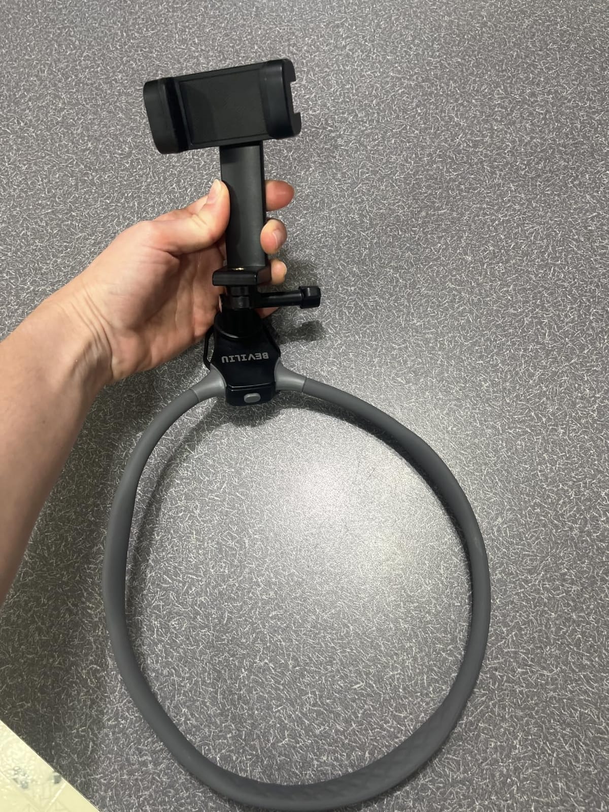Beviliu Magnetic Neck Phone Holder for Recording, Hands Free POV/Vlog Neck Mount with Chest Strap, Video Filming for Cooking/Riding, Content Creator for iPhone 16 15 14 13 12 Android GoPro Insta360 customer photo 2