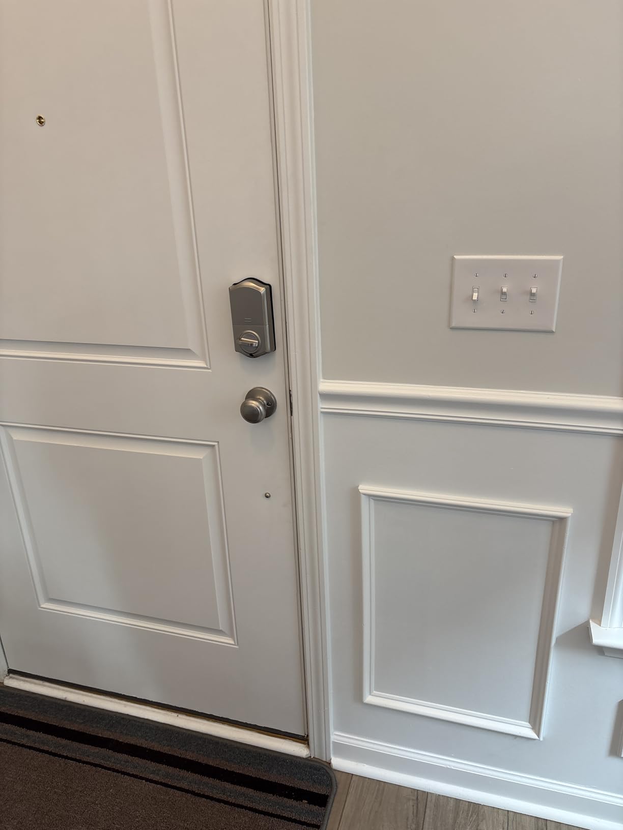 Veise VE017 Fingerprint Smart Door Lock with App Control, Satin Nickel customer photo 1