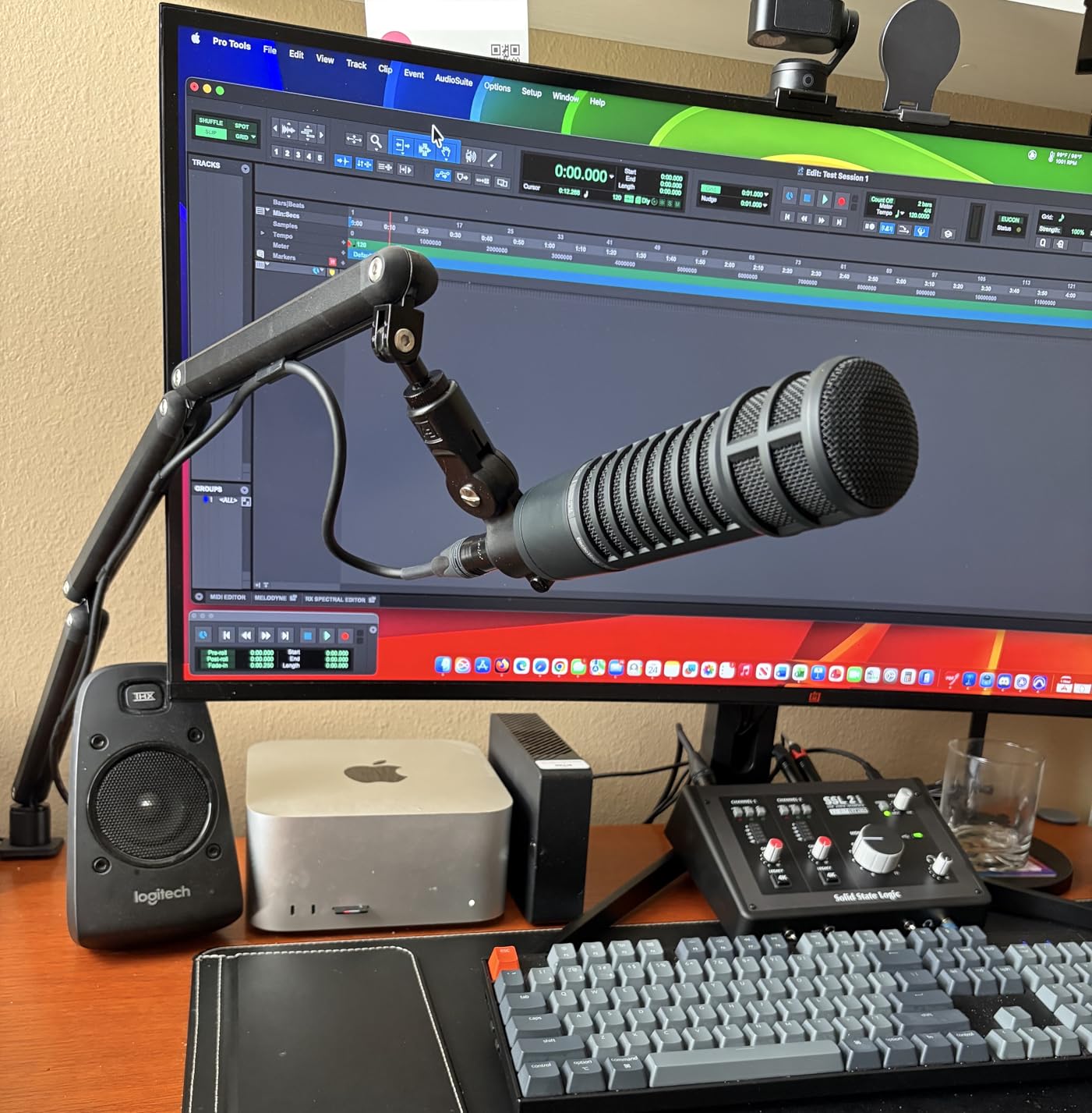 TODI Mic Arm for Lightweight Mics, Microphone Arm Rotatable, Storable Desk Mic Stand for Bear 3LB with Mount Clamp, Mic Stand Boom Arm with Cable Channel with 3/8'' 5/8'' Thread for Podcast, Gaming customer photo 2