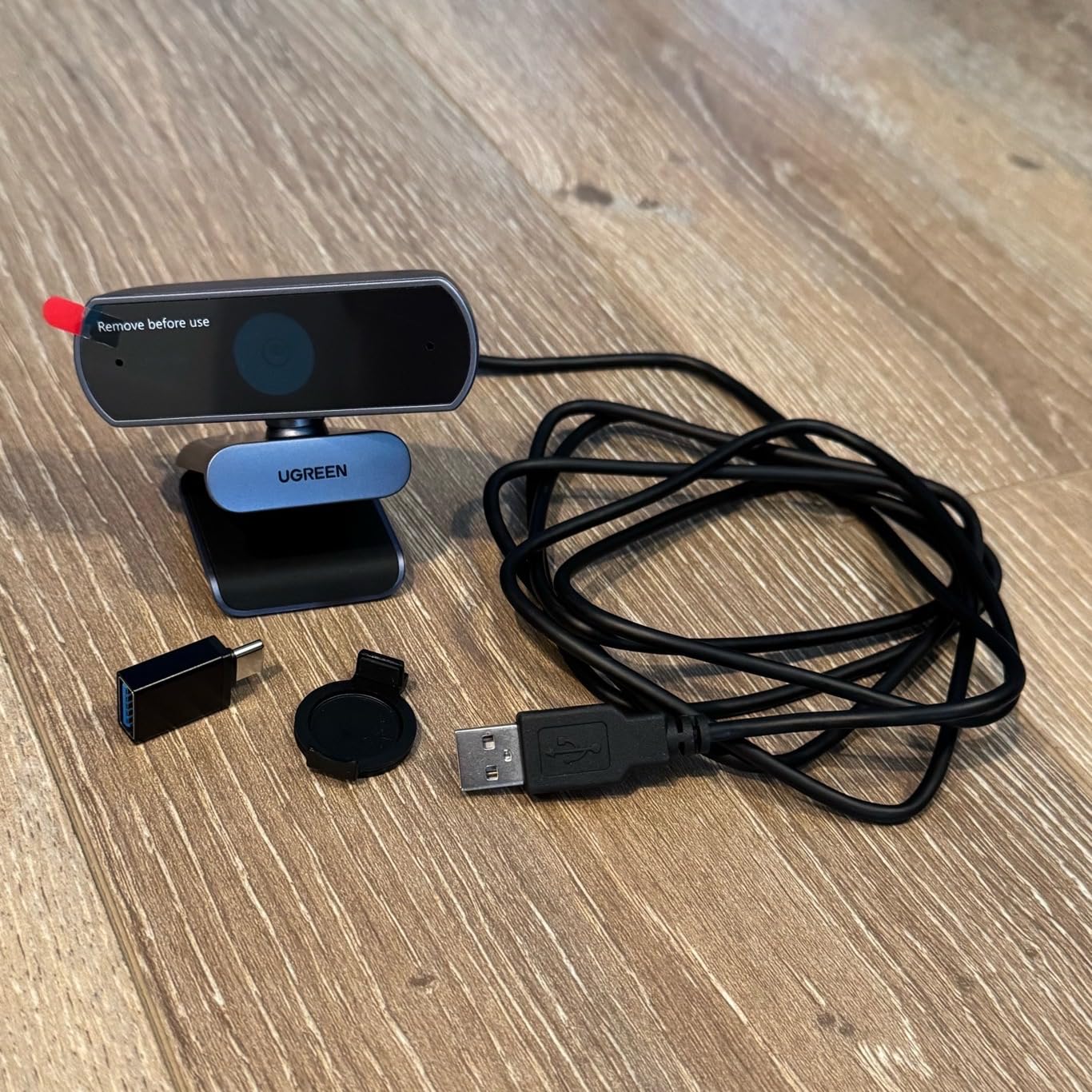 UGREEN 4K@30fps Webcam for PC Ultra HD Web Camera with Noise-canceling Mics | PDAF Autofocus, Privacy Cover, 70° FoV, Plug & Play, USB A & USB C Adapter, for Streaming, Conference, Zoom, Switch 2 customer photo 1