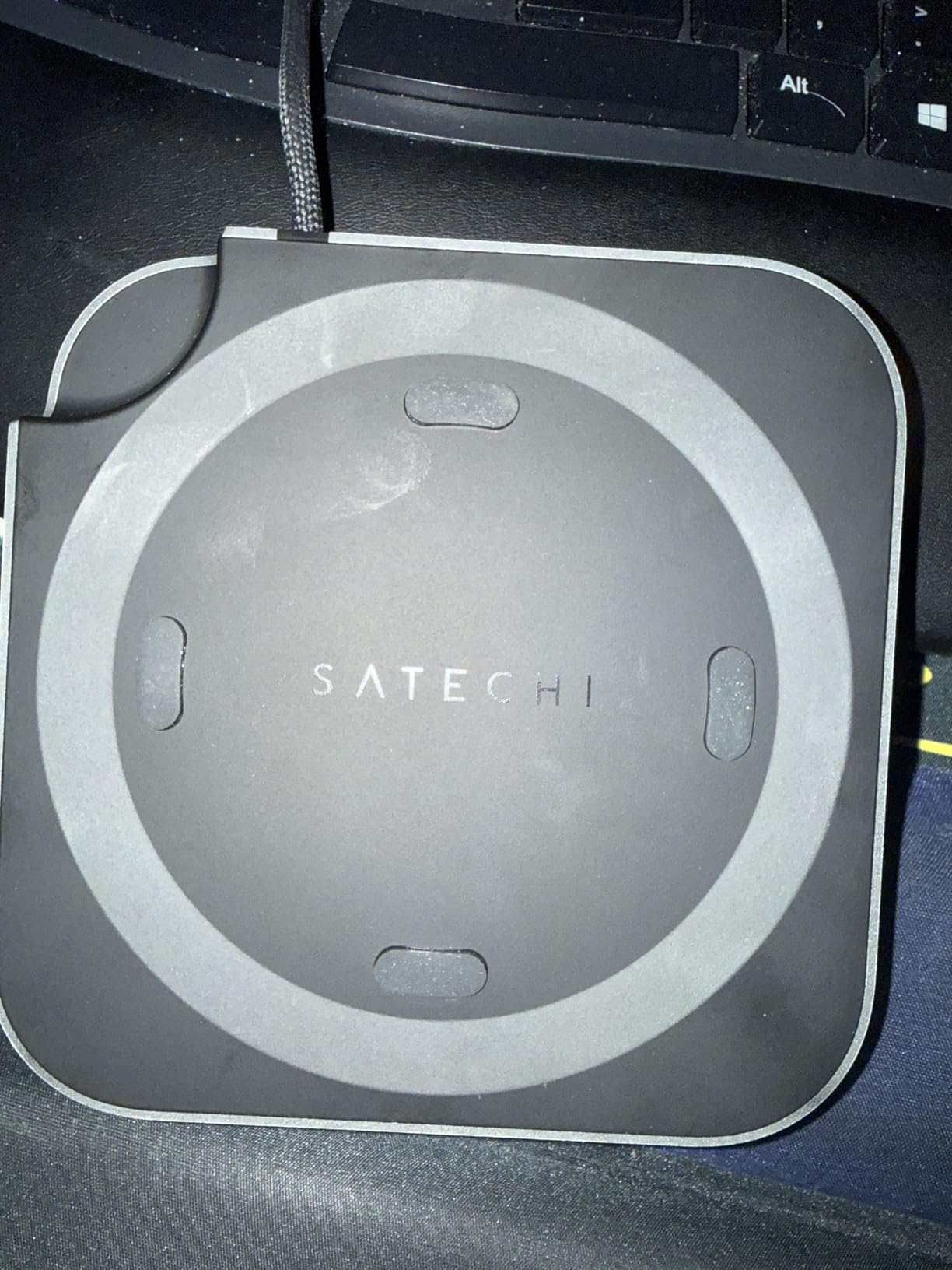 Satechi Mac mini M6, M5 Pro, M4 Hub & Stand with NVMe SSD Enclosure, Silver customer photo 1