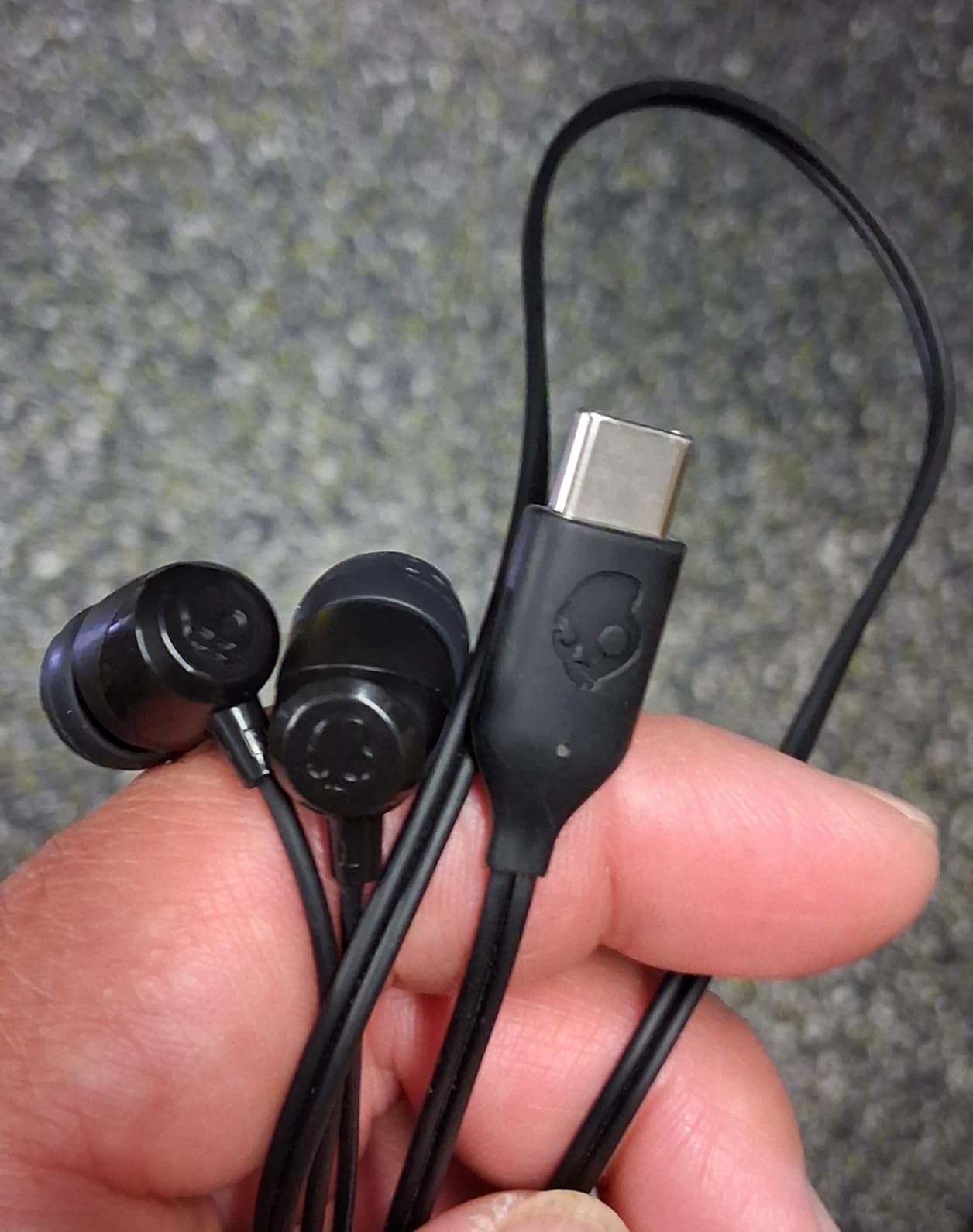 Skullcandy Jib USB-C Wired Earbuds with Noise Isolating Fit - Bone customer photo 2