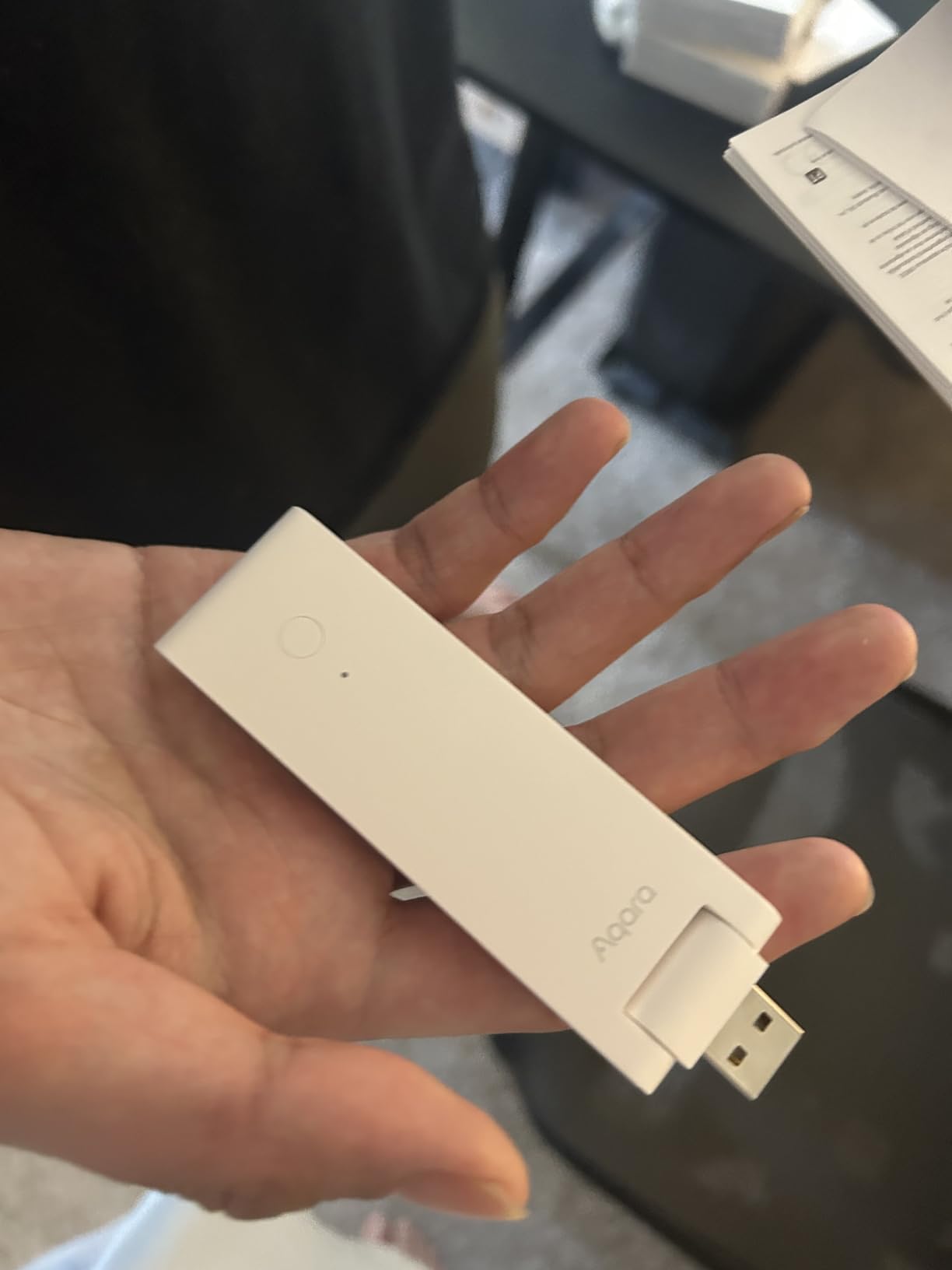 Aqara Smart Hub M100 for Home Automation, Matter Controller, Wi-Fi | Thread Border Router, Features Aqara Zigbee (Not Third-Party), Supports Apple HomeKit, Amazon Alexa, IFTTT, Home Assistant customer photo 1
