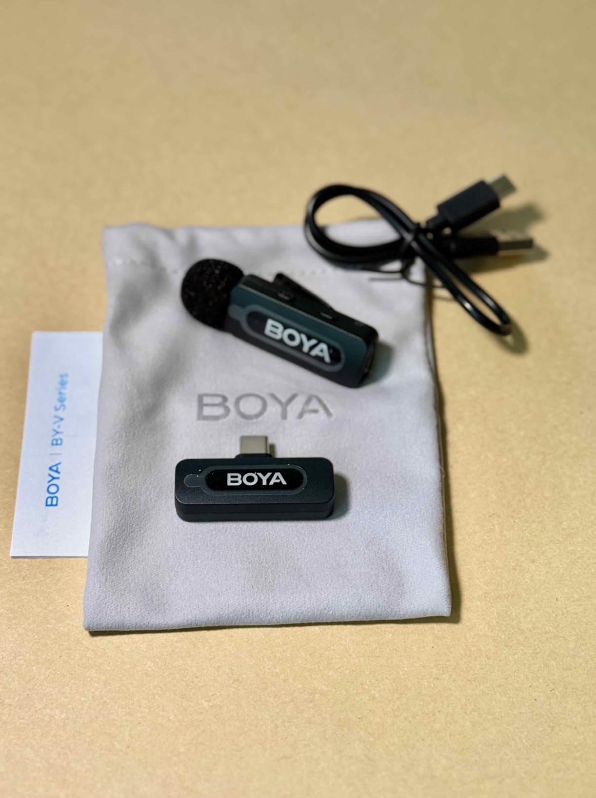 BOYA BY-V10 Wireless Microphones for iPhone 17/16/15 & Android/Laptop customer photo 2