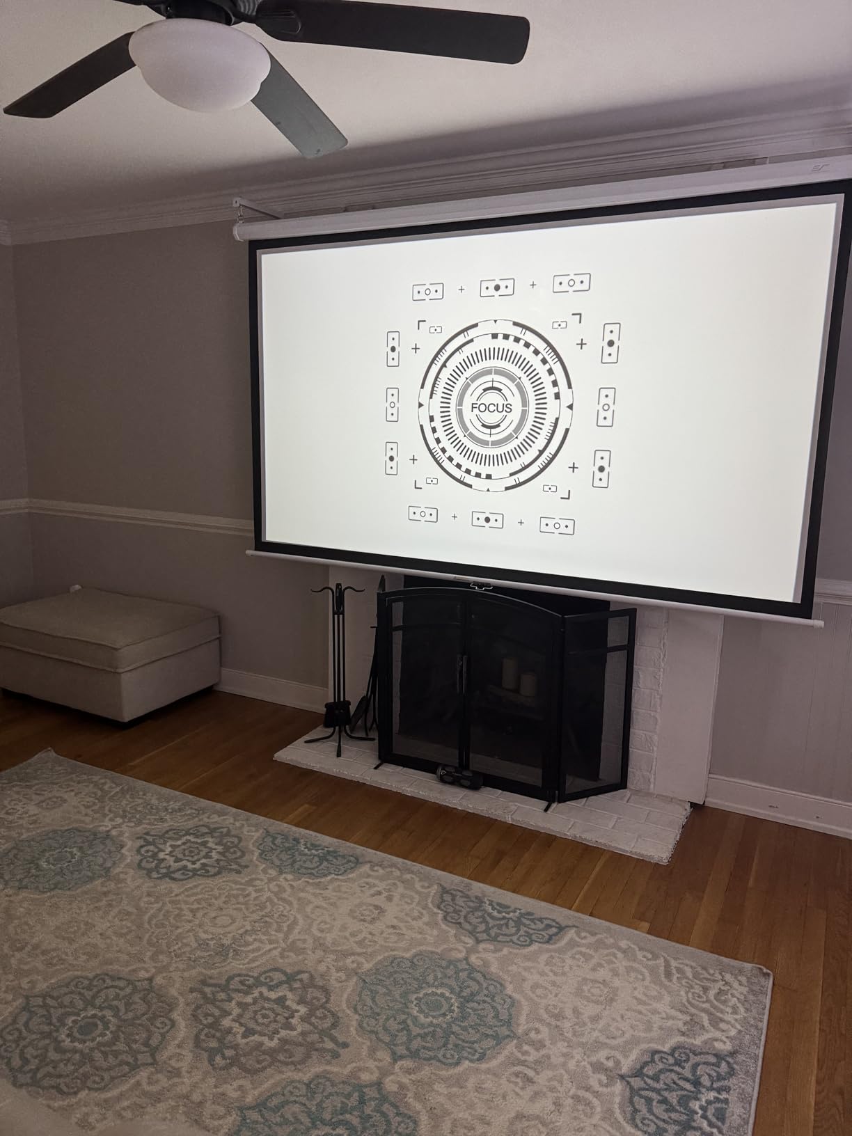 Portable-Outdoor-Projector with WiFi &Bluetooth, 50W Dolby Audio Proyector customer photo 1