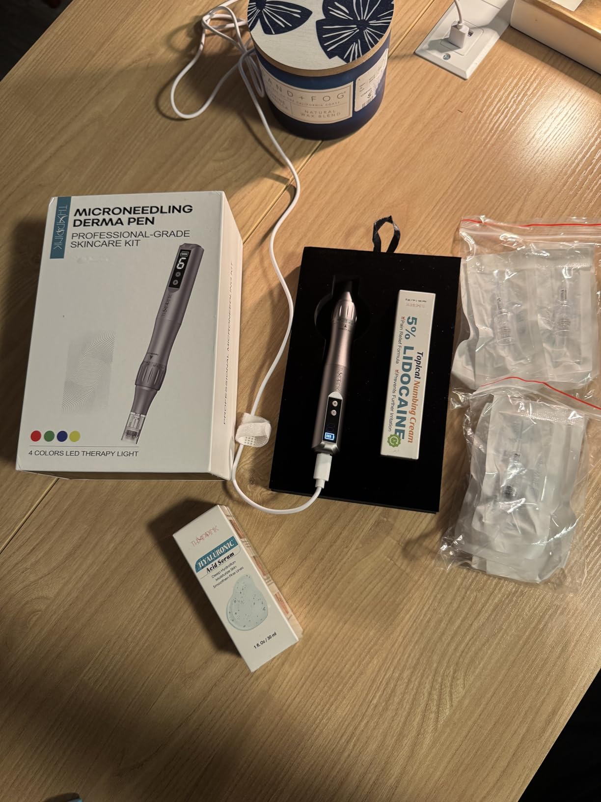 Microneedling Pen Microneedle Derma Roller Pen 0.25mm for Home Use customer photo 2