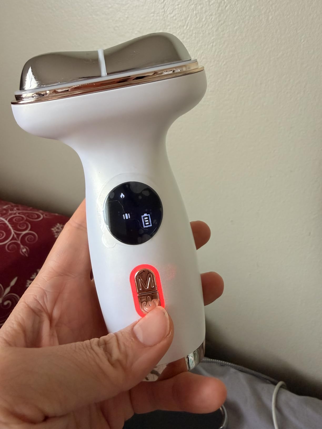 7-in-1 Microcurrent Facial Device, Gua Sha Red Light Face & Neck Massager customer photo 2