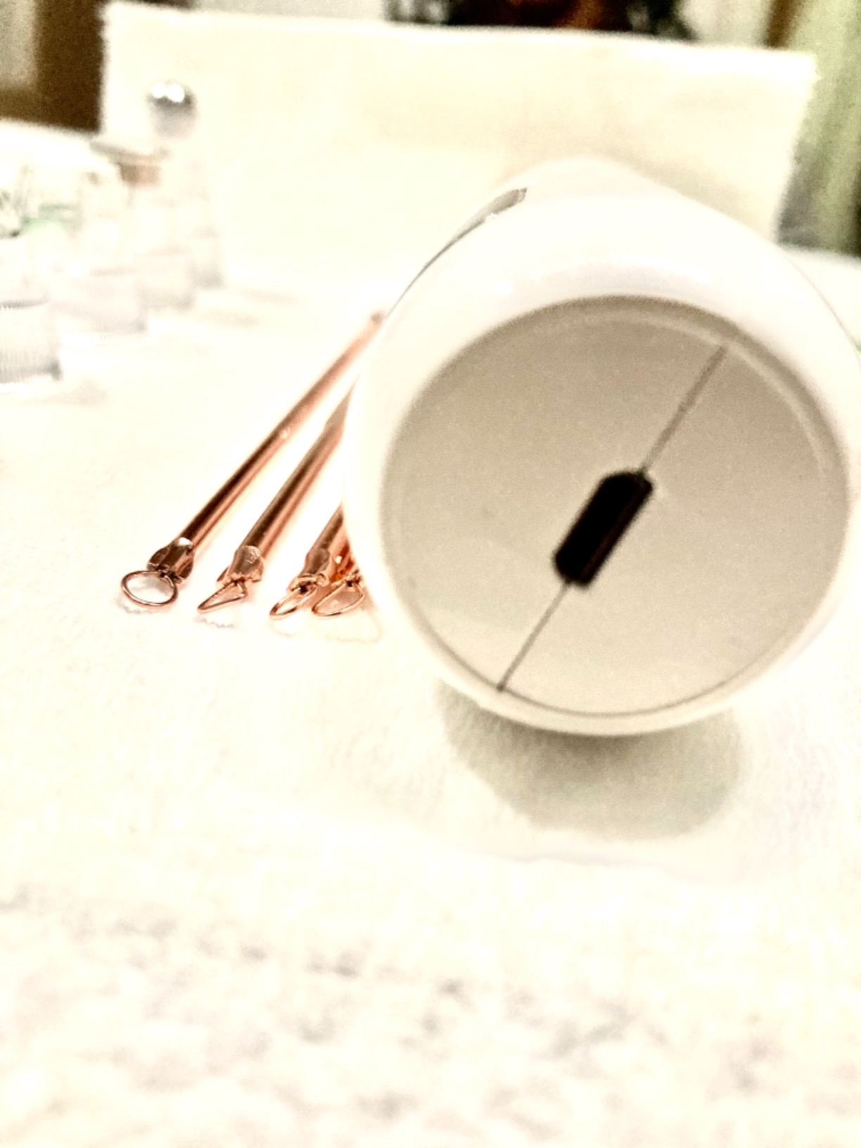 Blackhead Remover Pore Vacuum,Facial Pore Cleaner Blackhead Vacuum (Gold) customer photo 2