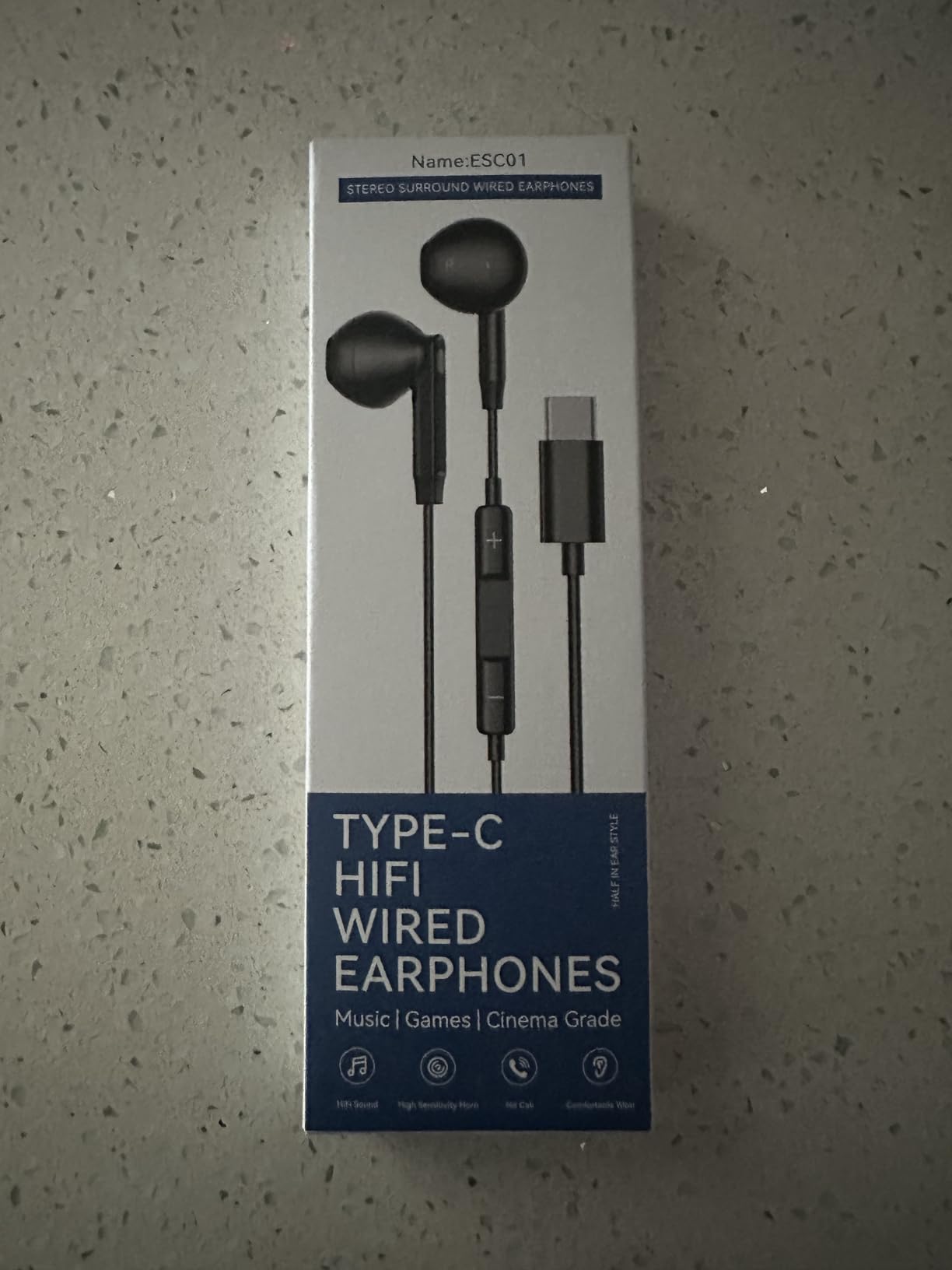 Type C Earbuds Wired Earphones Wired Headphones USB C for Samsung Galaxy A17/A16 5G/S25 FE/S25 Ultra/S25 Plus/S24FE/S23FE/A56/A36/S22, iPhone 17/16e/16 Plus/Pro Max, Pixel 9, with Mic&Remote Control customer photo 2