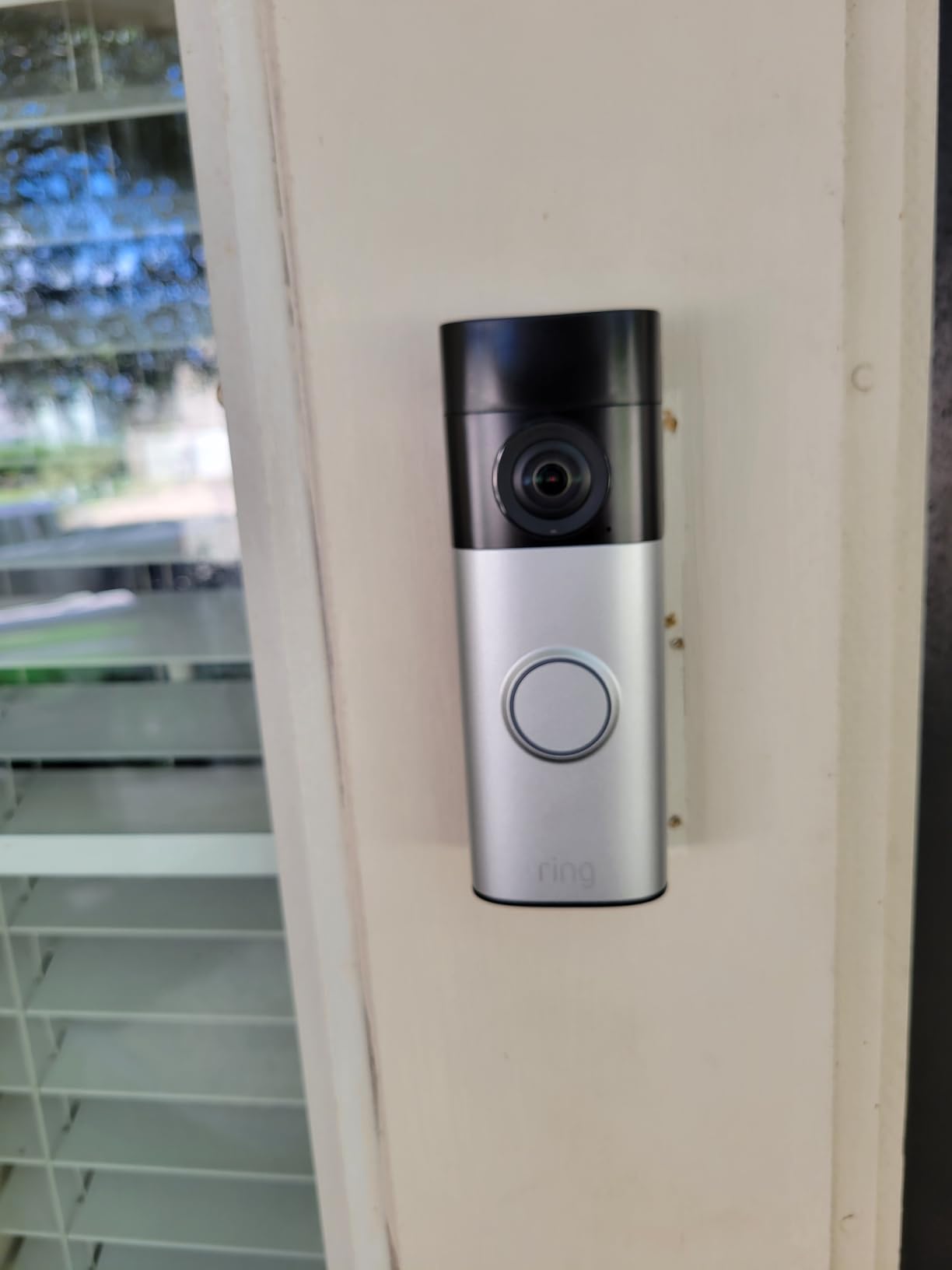 Ring Battery Doorbell 2K Plus (newest model), Retinal 2K with wide-angle video, up to 6x Enhanced Zoom, Night Vision, and Quick Release Battery Pack, Nickel Silver customer photo 1