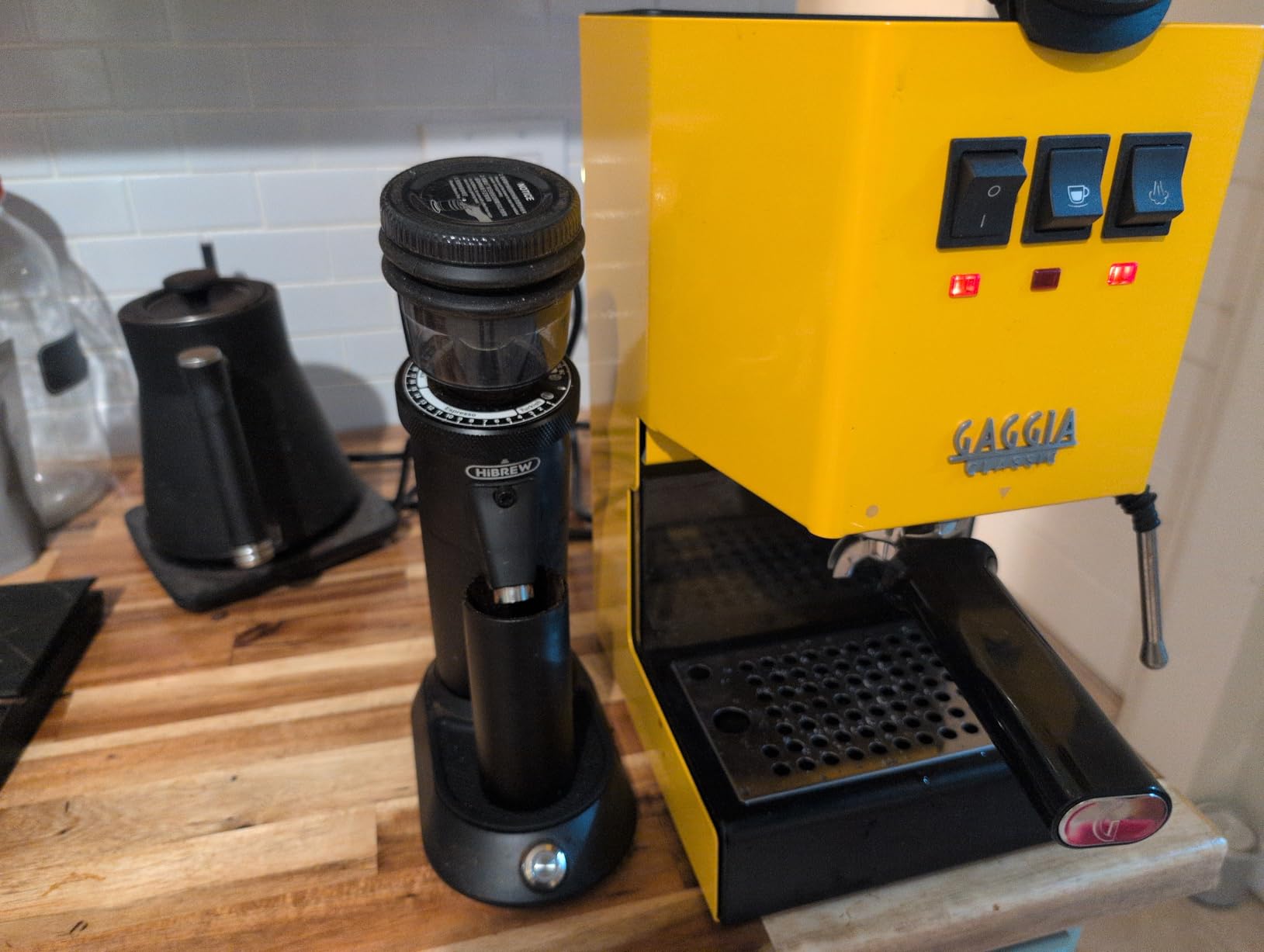 HiBREW G5 Electric Burr Coffee Grinder, Aluminum Body, Single Dose, Black customer photo 2