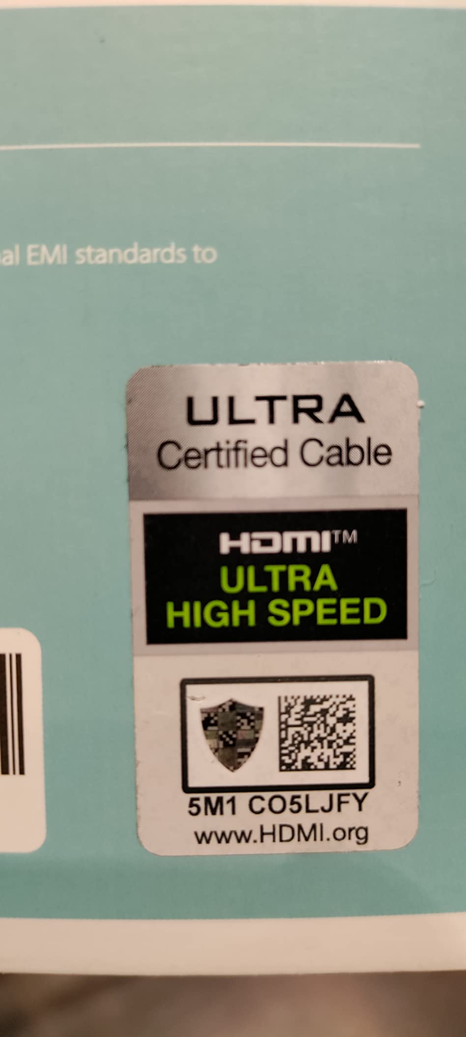 Stouchi 8K HDMI 2.1 Cable 8ft (2-Pack) 48Gbps 4K@120Hz customer photo 2