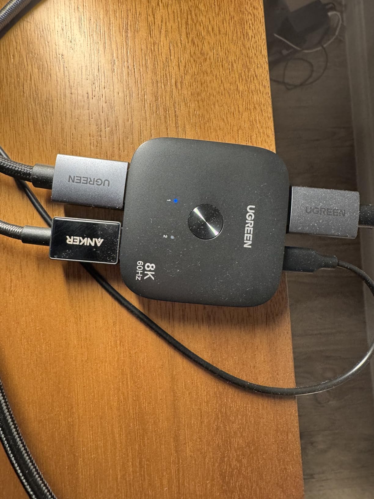 UGREEN HDMI 2.1 Switch 2 in 1 Out 8K@60Hz, HDR10+, VRR, 4K@240Hz customer photo 1