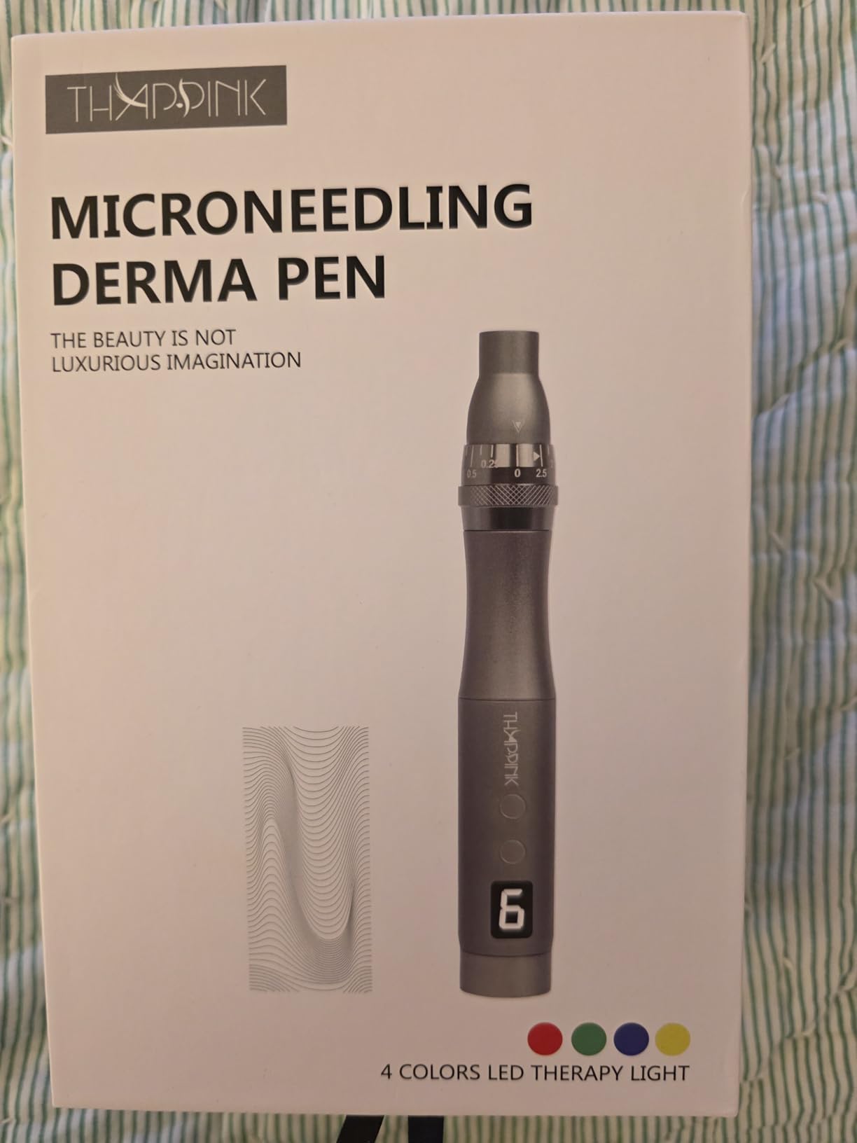 Microneedling Pen Microneedle Derma Roller Pen for Face Skin, Microneedle Micro Needle Roller 0.25mm Dermabrasion Roller for Men and Women Home Use customer photo 2