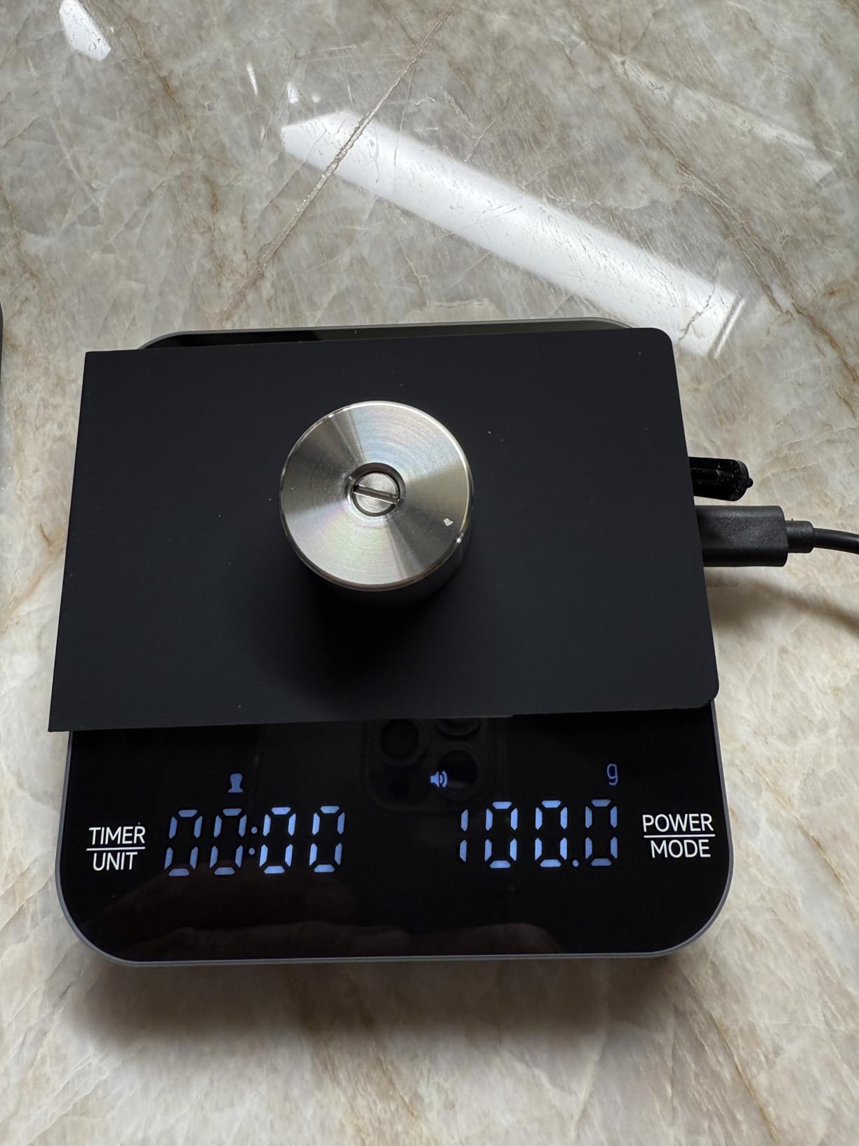 Espresso Coffee Scale with Timer, 0.1g/2kg, USB-C Rechargeable customer photo 2