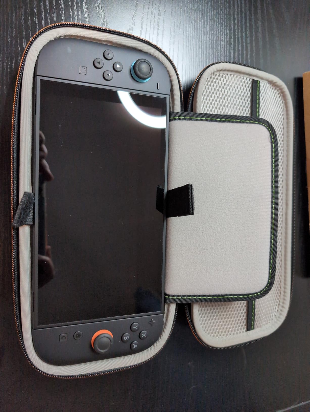 PowerA Slim Case for Nintendo Switch 2 - Dark Heather Grey, Officially Licensed, Protective Case, Holds 10 Game Cards, Padded Screen Protector, Built-in Play Stand customer photo 2
