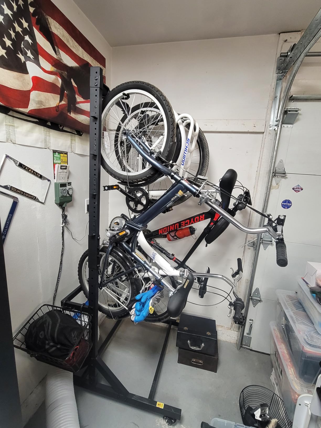 monTEK Freestanding Bike Storage Rack with Wheels for 5 Bikes customer photo 2