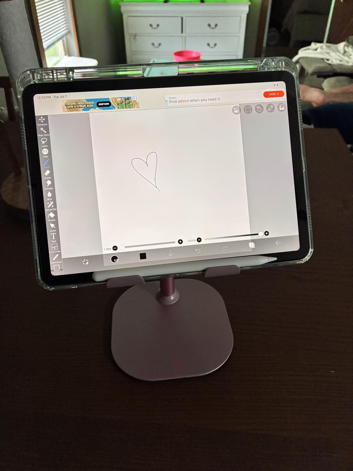 COOPER TabHolder Tablet Holder, iPad Stand for Desk, Portable Monitor Stand customer photo 1