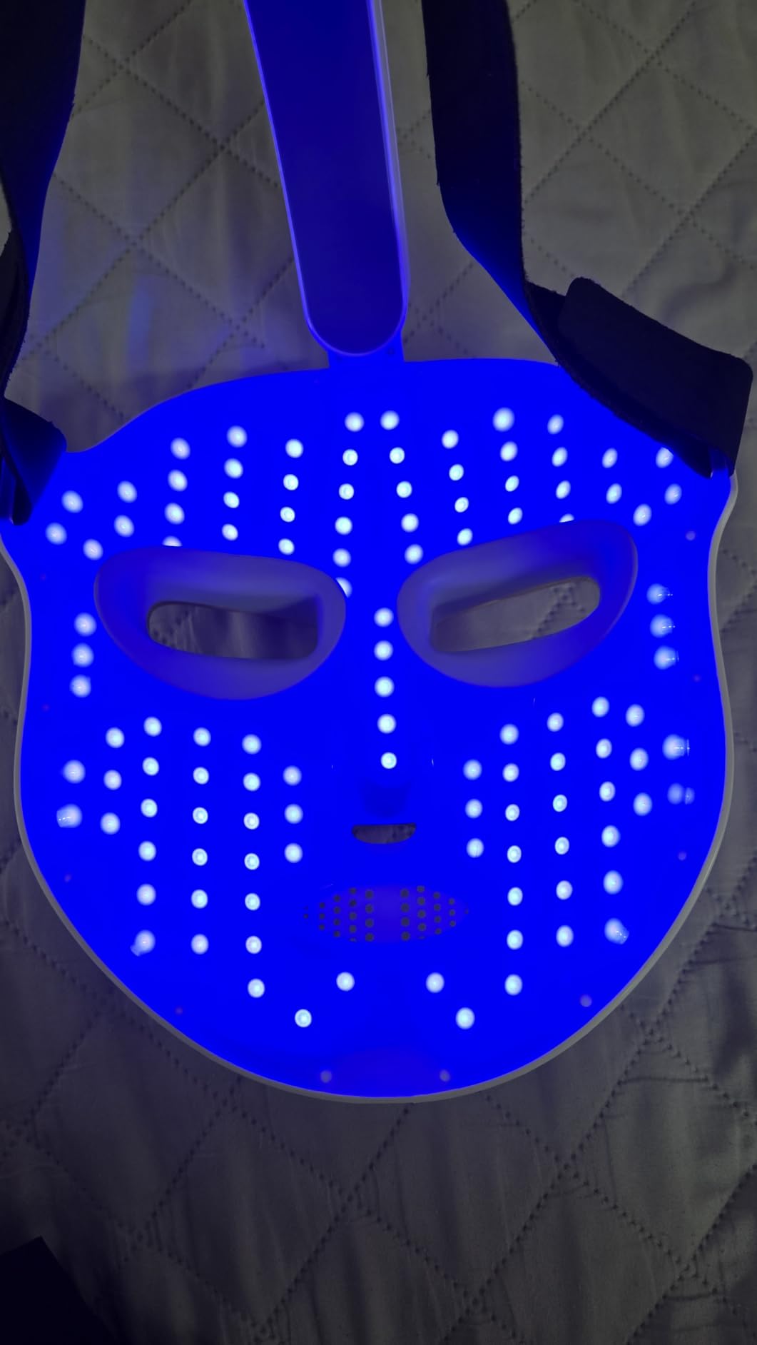 HSA FSA Red Light Therapy for Face Mask – LED Face Mask Light Therapy with Red Blue LED and Infrared Light, Anti-Aging, Blemish Repair Treatment customer photo 1