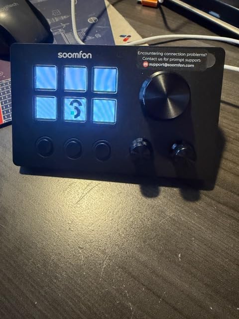 SOOMFON Stream Controller Studio Deck 6 Macro Keys, 3 Dials, 3 Buttons customer photo 1