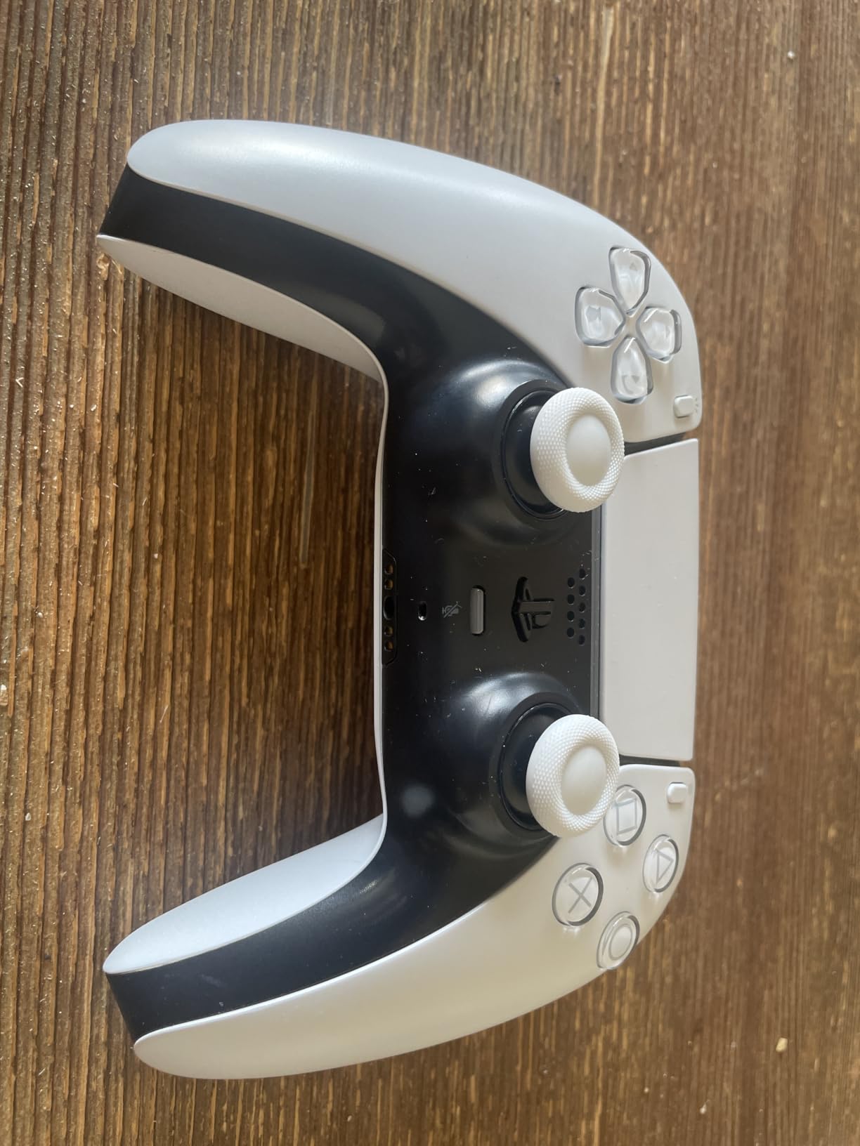 NEWDERY Joystick Replacement Grip Caps for PS5/PS4 Controller customer photo 2