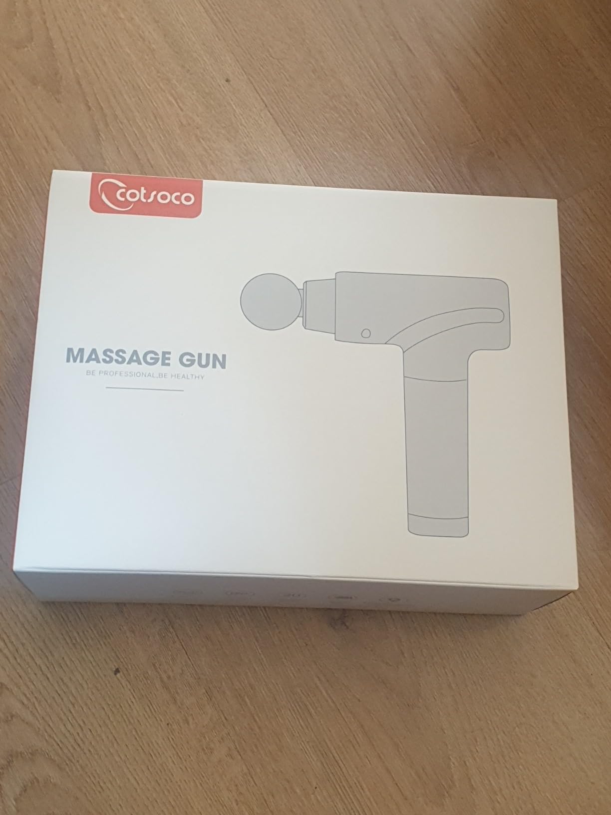 cotsoco Massage Gun Deep Tissue, Muscle Massage Gun Back Massager for Pain Relief, 20 Speeds Handheld Electric Massager Tool with Silent Brushless Motor, Suitable for Gym Office Home Travel customer photo 2