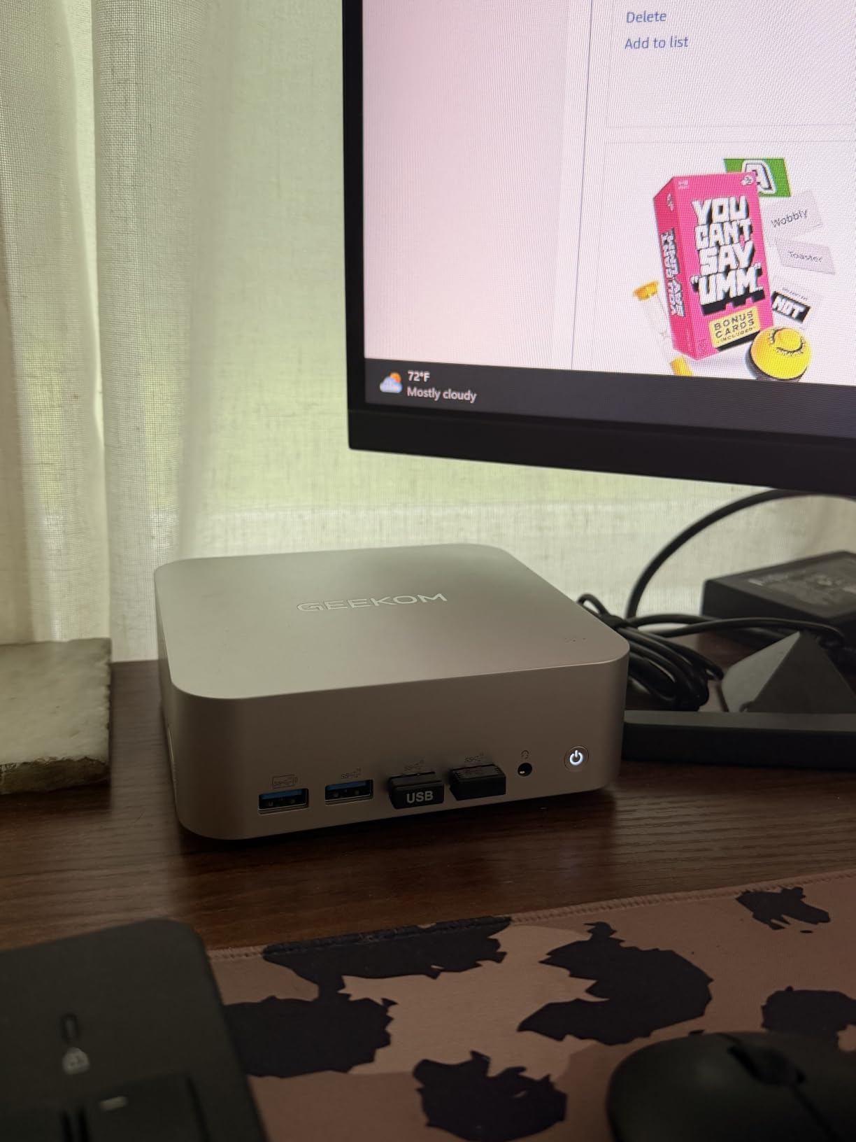 GEEKOM A9 Max Top AI Mini PC,AMD Ryzen AI9 HX470(86 Tops)|32GB DDR5+2TB SSD customer photo 2